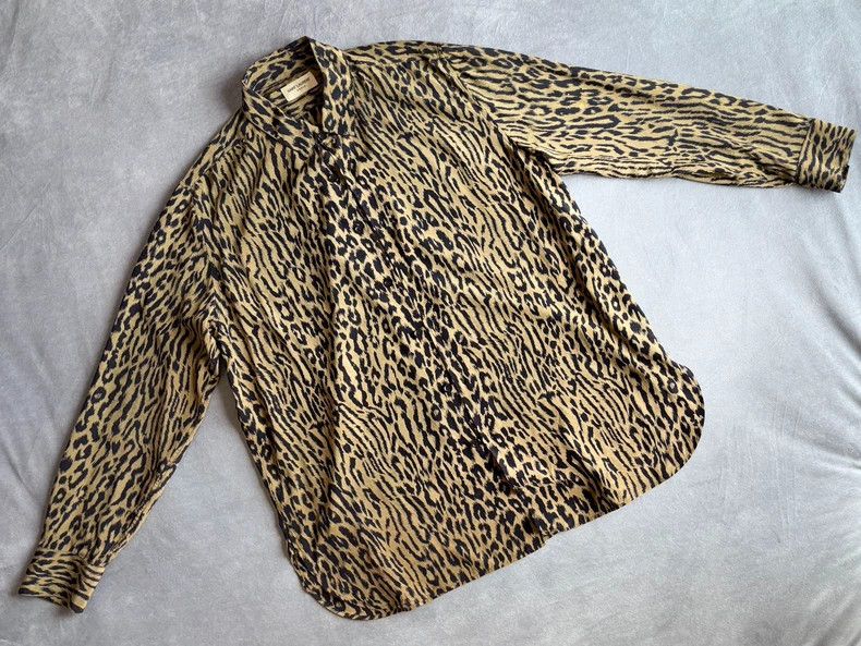 Saint Laurent Paris Saint Laurent Paris size 39 21SS Leopard Shirt Size US M / EU 48-50 / 2 - 1 Thumbnail