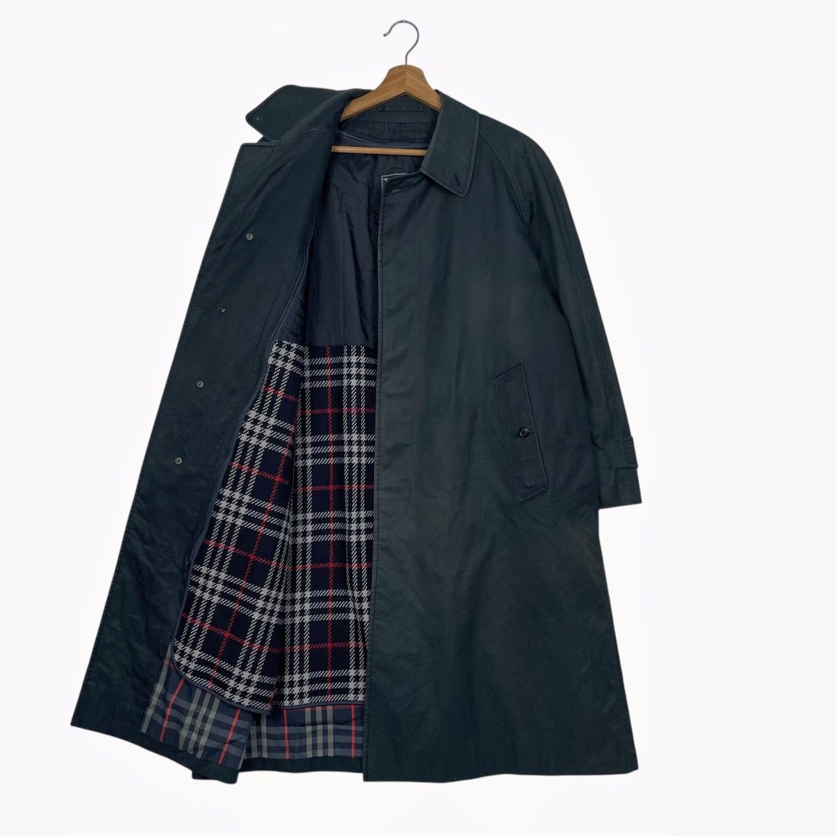 Burberry Vtg Burberrys Wool Trenchcoat Size US M / EU 48-50 / 2 - 10 Thumbnail