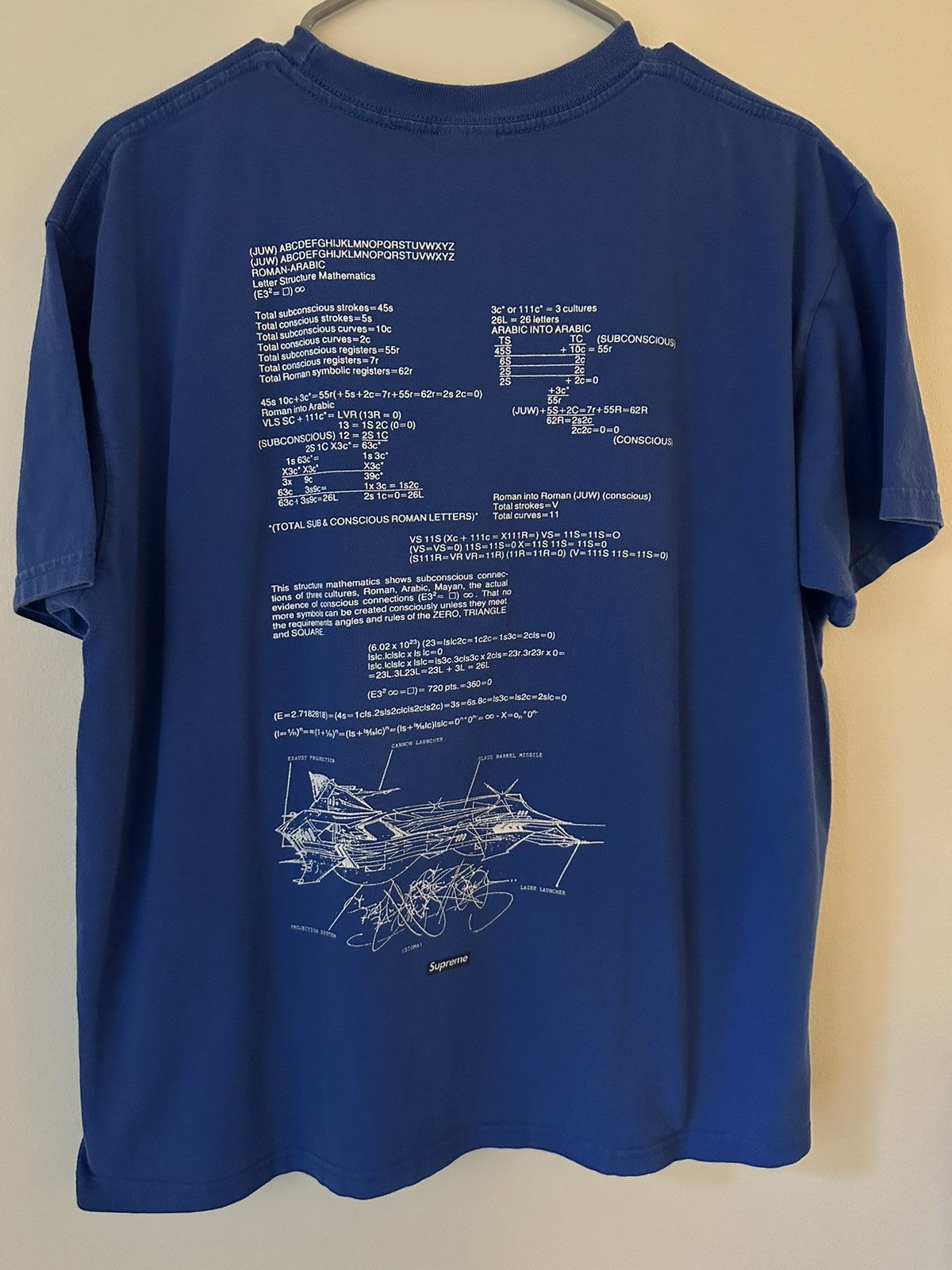 Supreme Supreme Rammellzee Tee Size US M / EU 48-50 / 2 - 3 Thumbnail