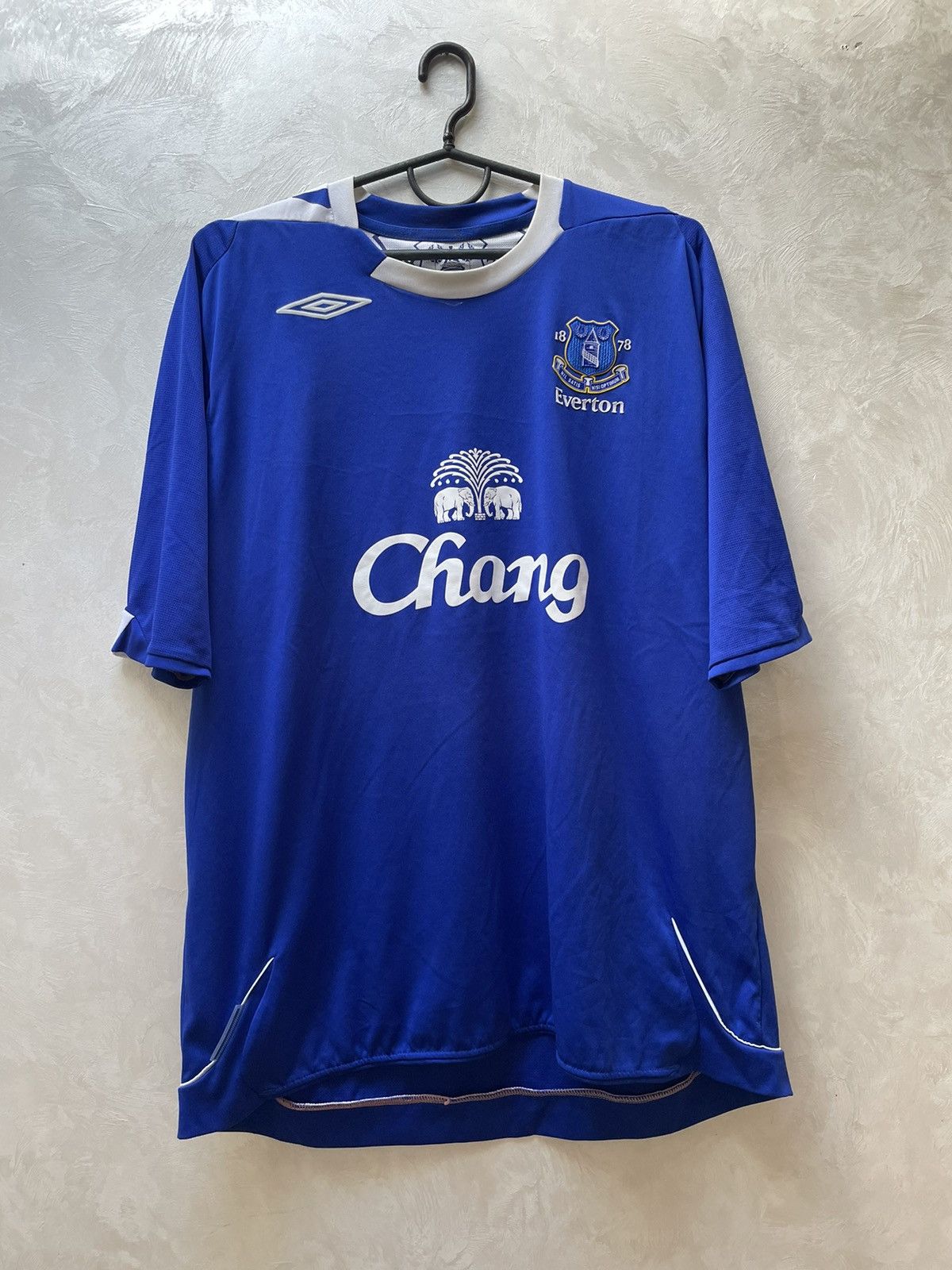 Umbro × Vintage FC Everton 2006 2007 home soccer shirt jersey kit football Size US XL / EU 56 / 4 - 1 Thumbnail