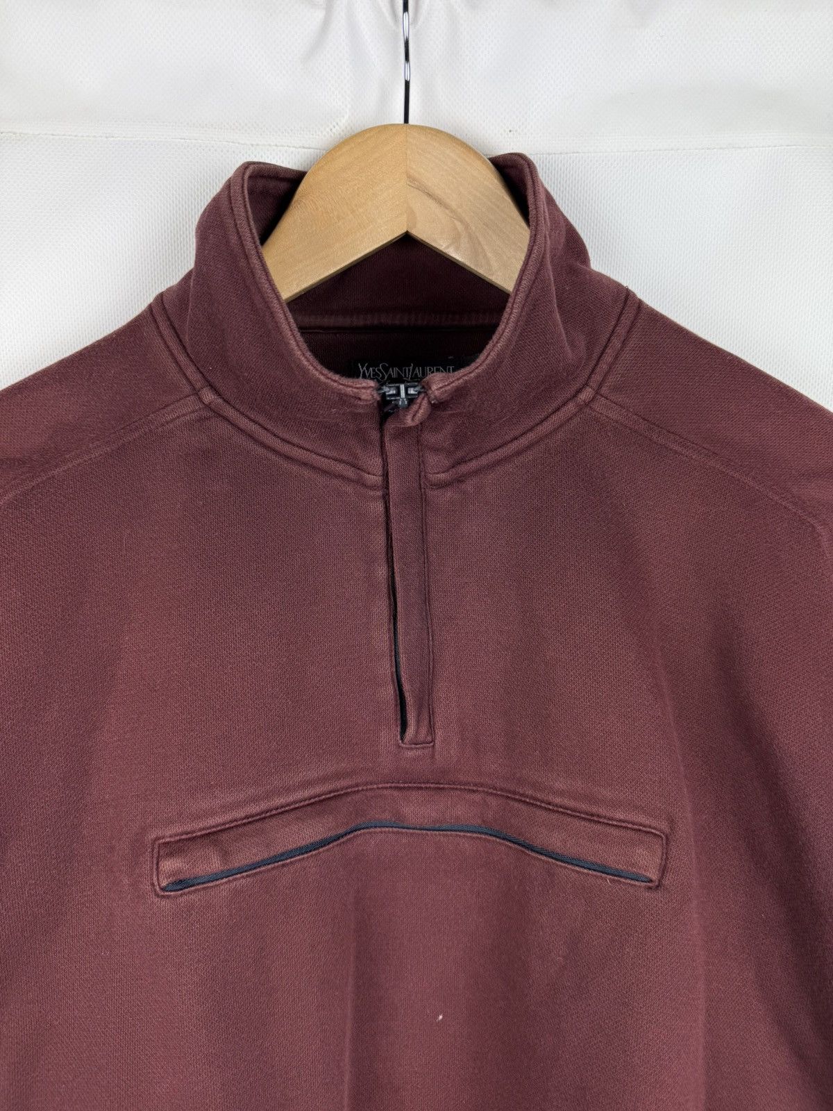 Yves Saint Laurent YSL Yves Saint Laurent Vintage 1/4 Zip Sweatshirt Pullover Size US XXL / EU 58 / 5 - 8 Thumbnail