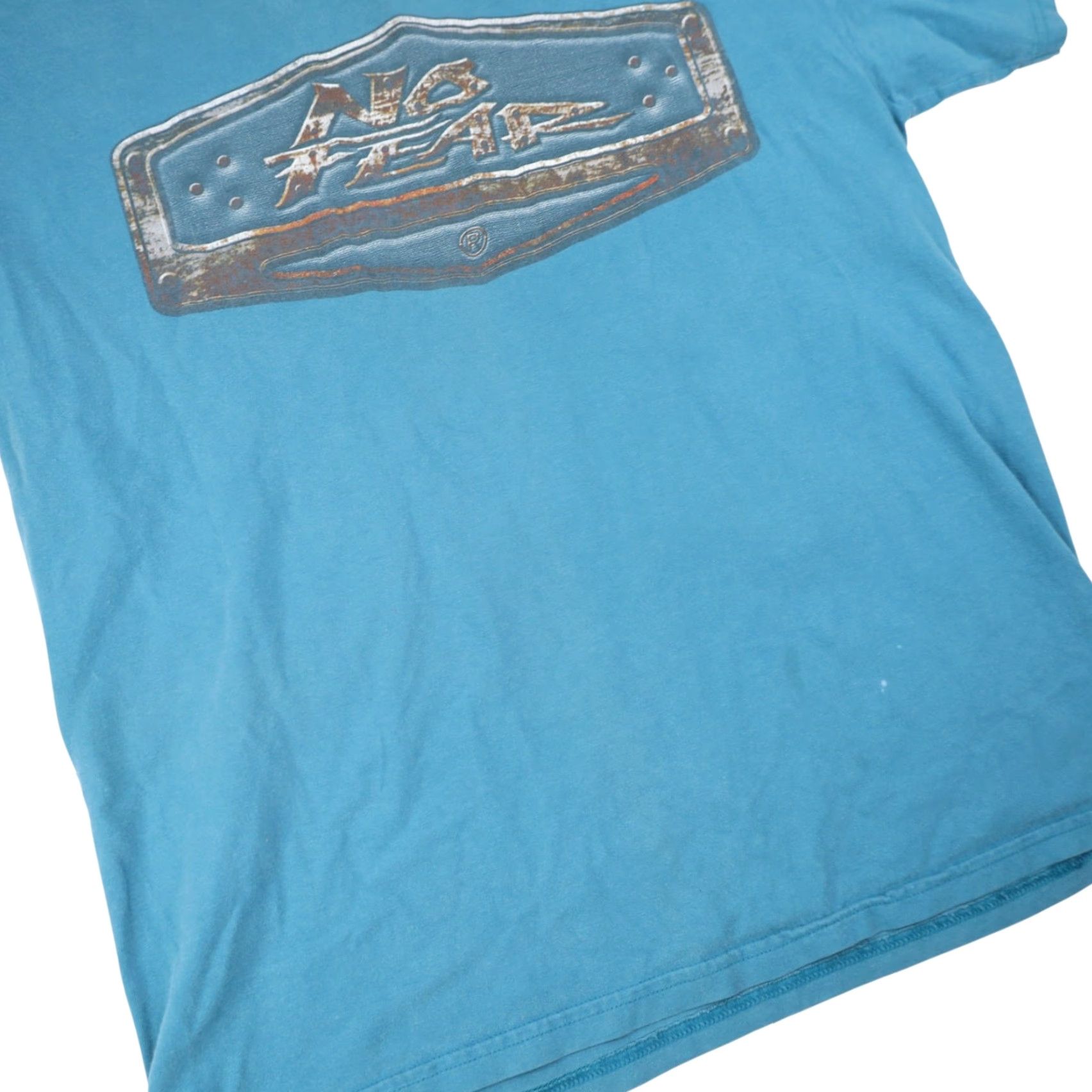 No Fear VINTAGE No Fear Shirt Mens Large Blue Spellout Graphic T Size US L / EU 52-54 / 3 - 3 Thumbnail
