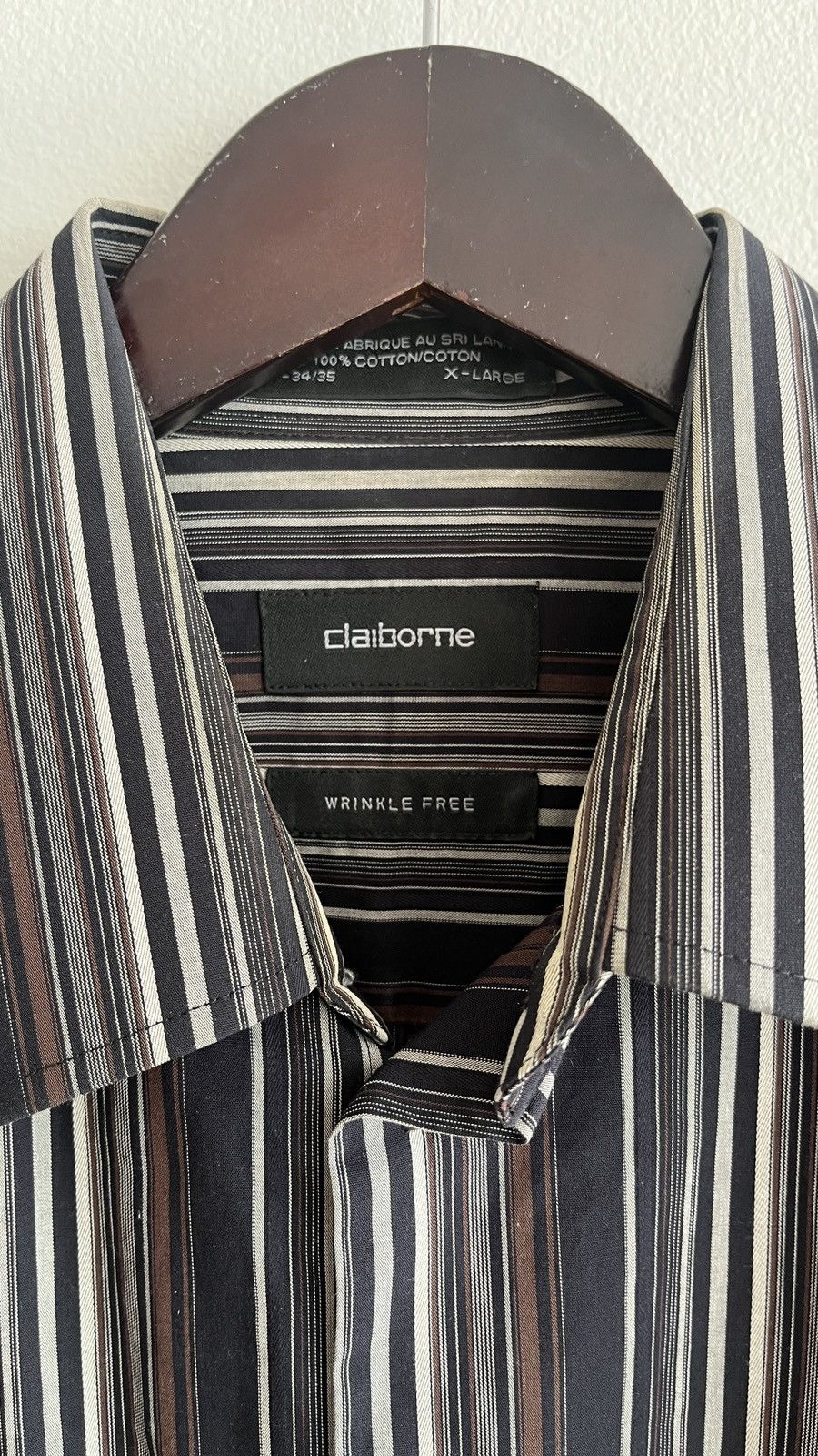 Liz Claiborne Claiborne Anti-wrinkle Button Up Size US XL / EU 56 / 4 - 2 Thumbnail