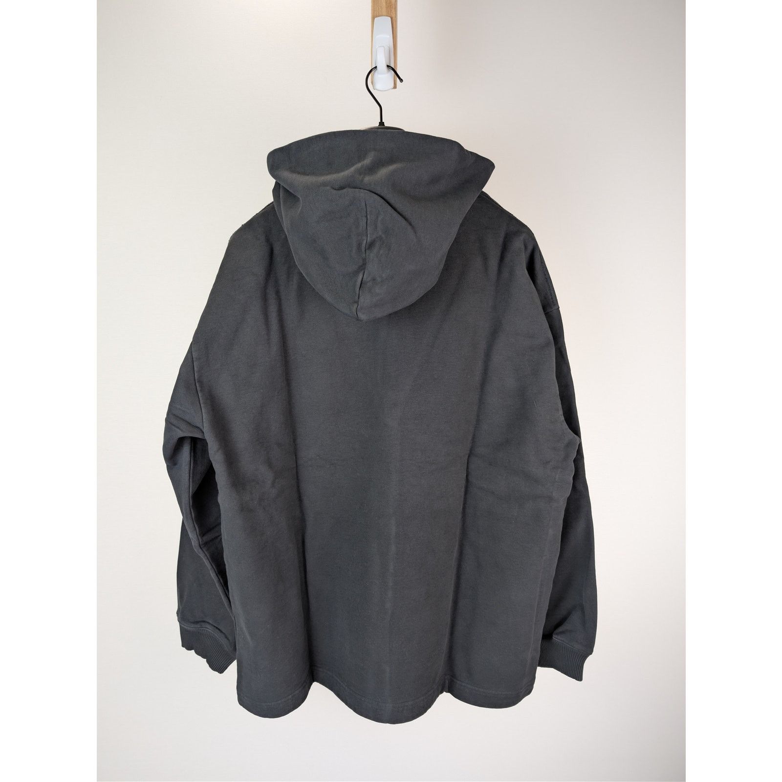 Acne Studios o1rshd1 Logo-Print Cotton Hoodie in Black XL Size US XL / EU 56 / 4 - 9 Thumbnail