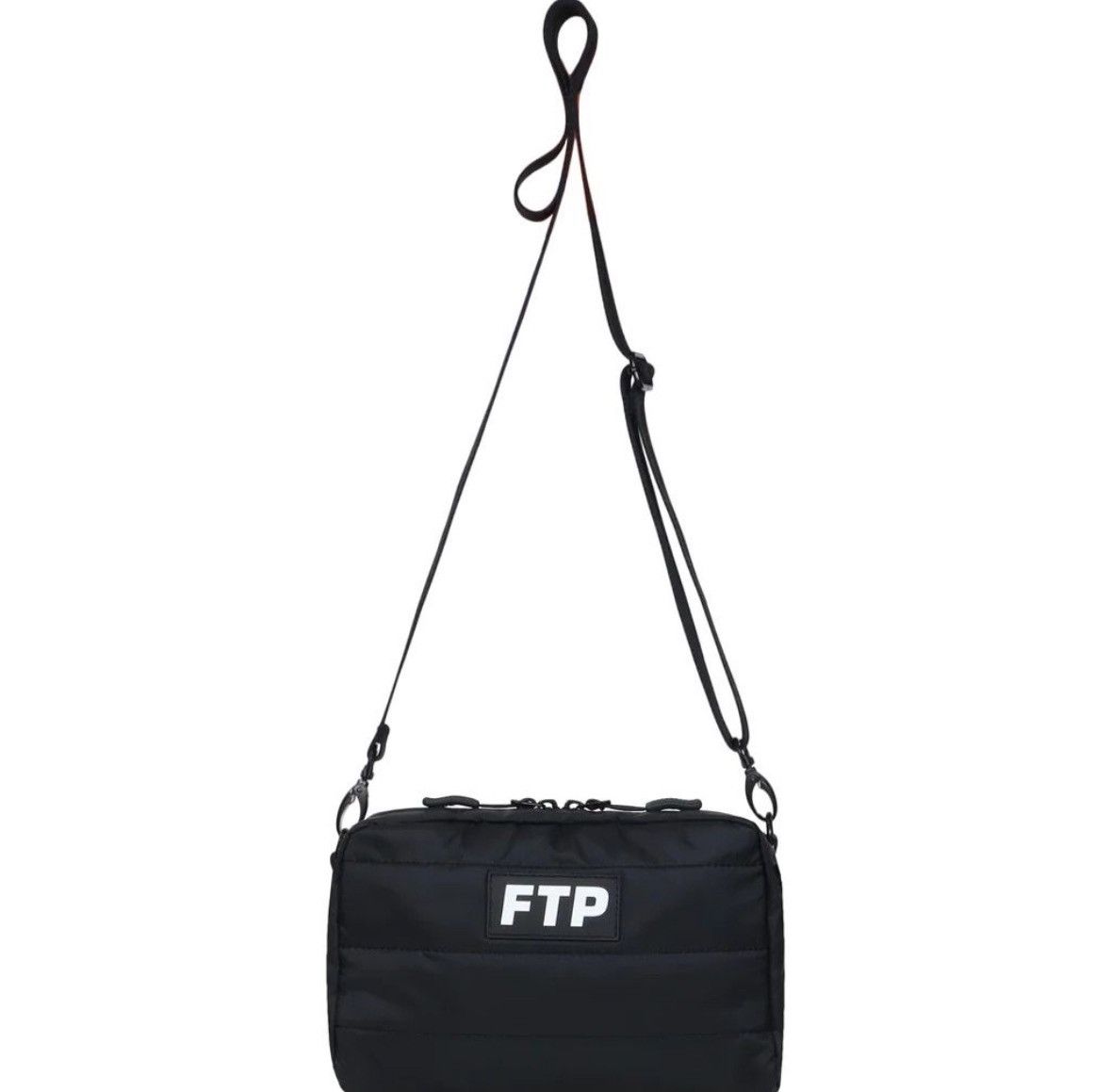 Fuck The Population FTP PUFFER SIDE BAG (BLACK) | Grailed