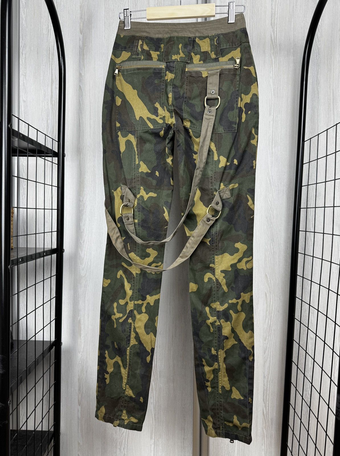 Dolce & Gabbana Dolce & Gabbana Vintage AW03 Strap Camo Pants Rare Size 26" / US 2 / IT 38 - 5 Thumbnail