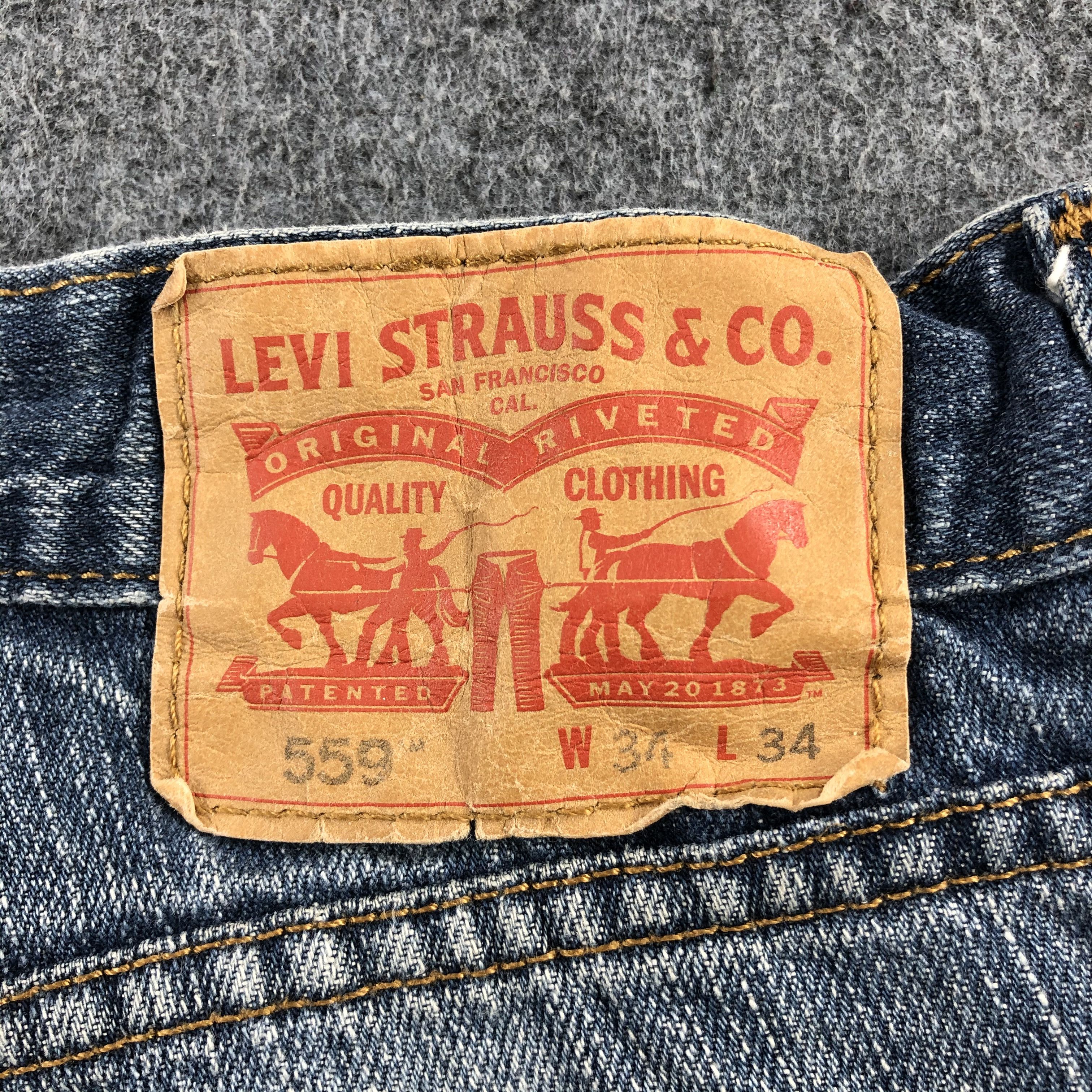 Levi's Vintage Levis 559 Earth Tone Jeans-J2058 Size US 36 / EU 52 - 5 Thumbnail