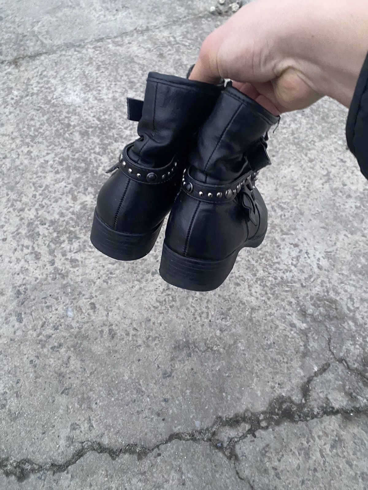 A.S.98 Vintage AS98 Buckle Biker Boots Rick Owens Style Airstep Y2K Size US 8 / IT 38 - 6 Thumbnail