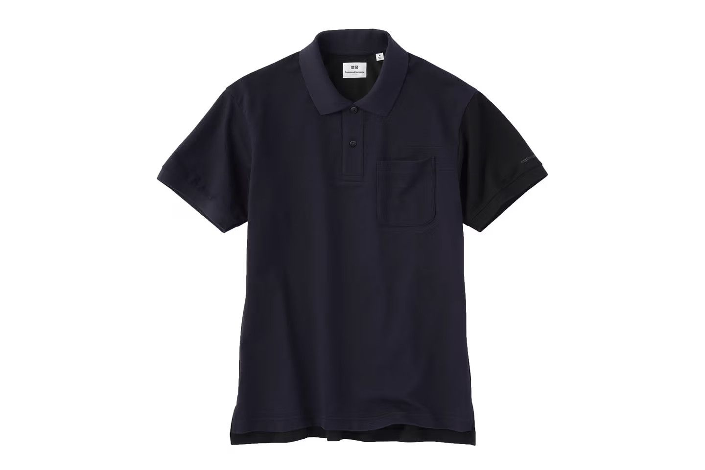 Engineered Garments × Uniqlo [M] Dry Pique Color Block Polo Shirt in Navy (SS19) Size US M / EU 48-50 / 2 - 7 Thumbnail
