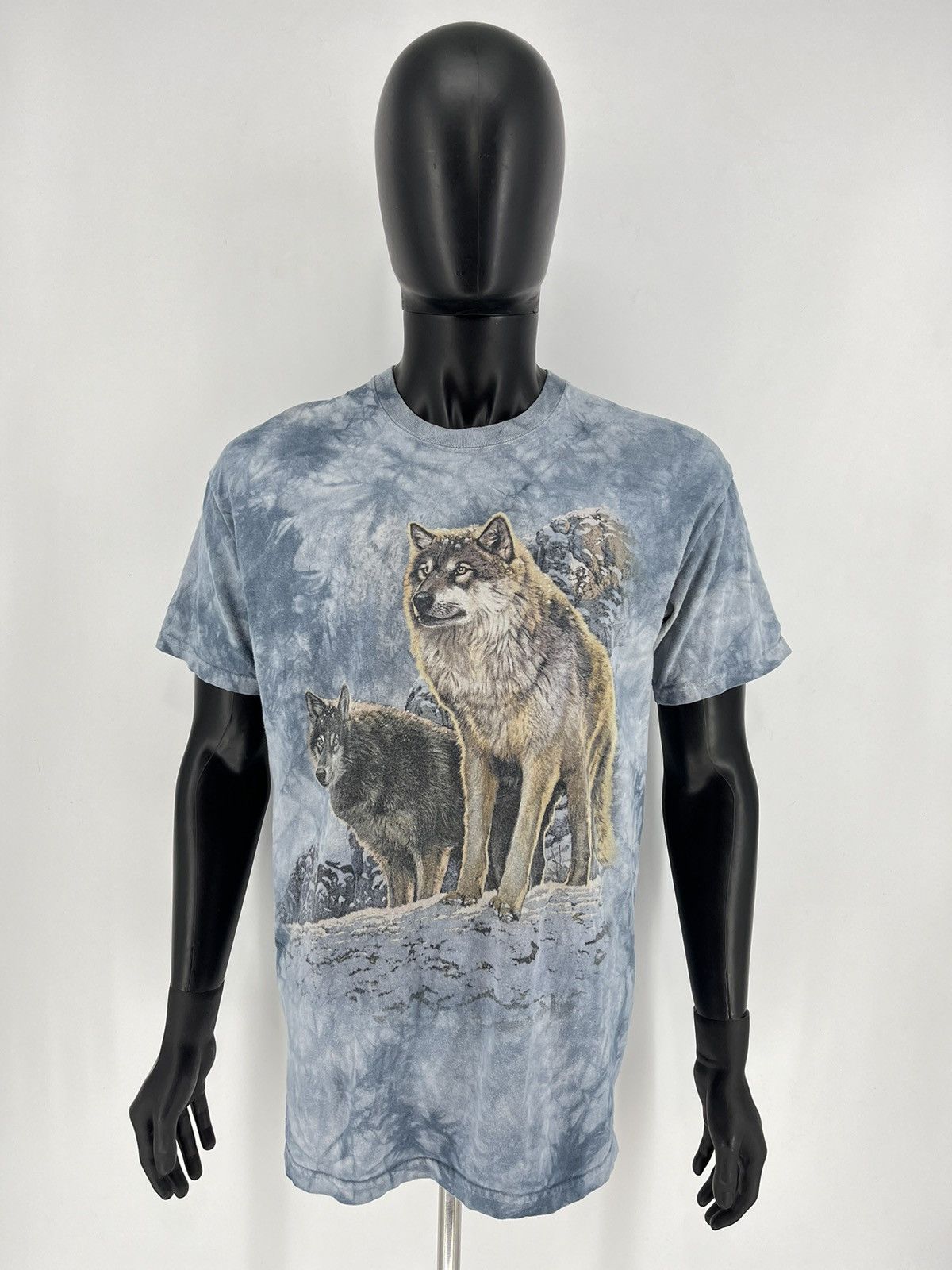 The Mountain × Vintage Vintage Y2K The Mountain Wolf Face Size S T-Shirt Size US L / EU 52-54 / 3 - 2 Thumbnail