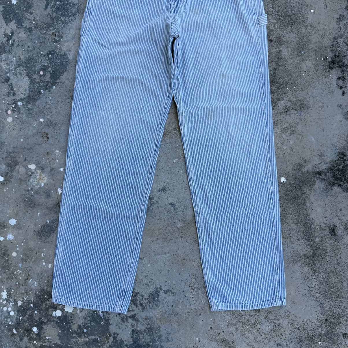 Edwin VINTAGE EDWIN HICKORY STRIPE SUSPENDER DENIM CARGO PANTS Size US 32 / EU 48 - 4 Thumbnail