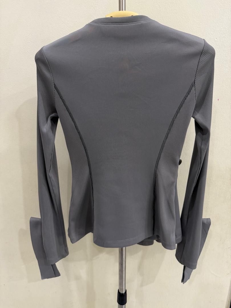 Off-White 🔥 RARE!! OFF-WHITE GREY JERSEY WRAP SWEATSHIRT Size XS / US 0-2 / IT 36-38 - 4 Thumbnail