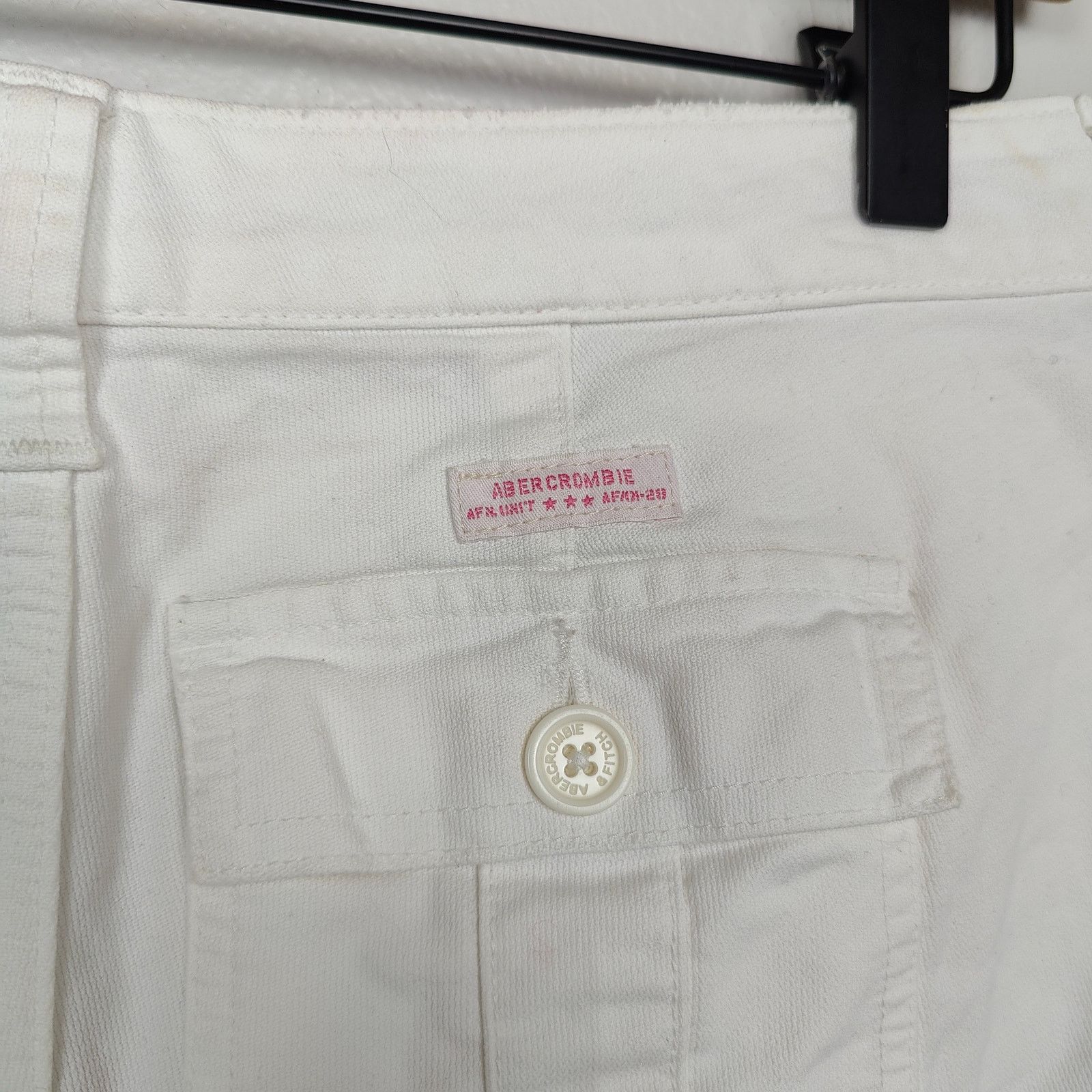 Abercrombie & Fitch Vintage Y2K Abercombie & Fitch Shorts Womens 00 White Size 24" / US 00 / IT 34 - 6 Thumbnail