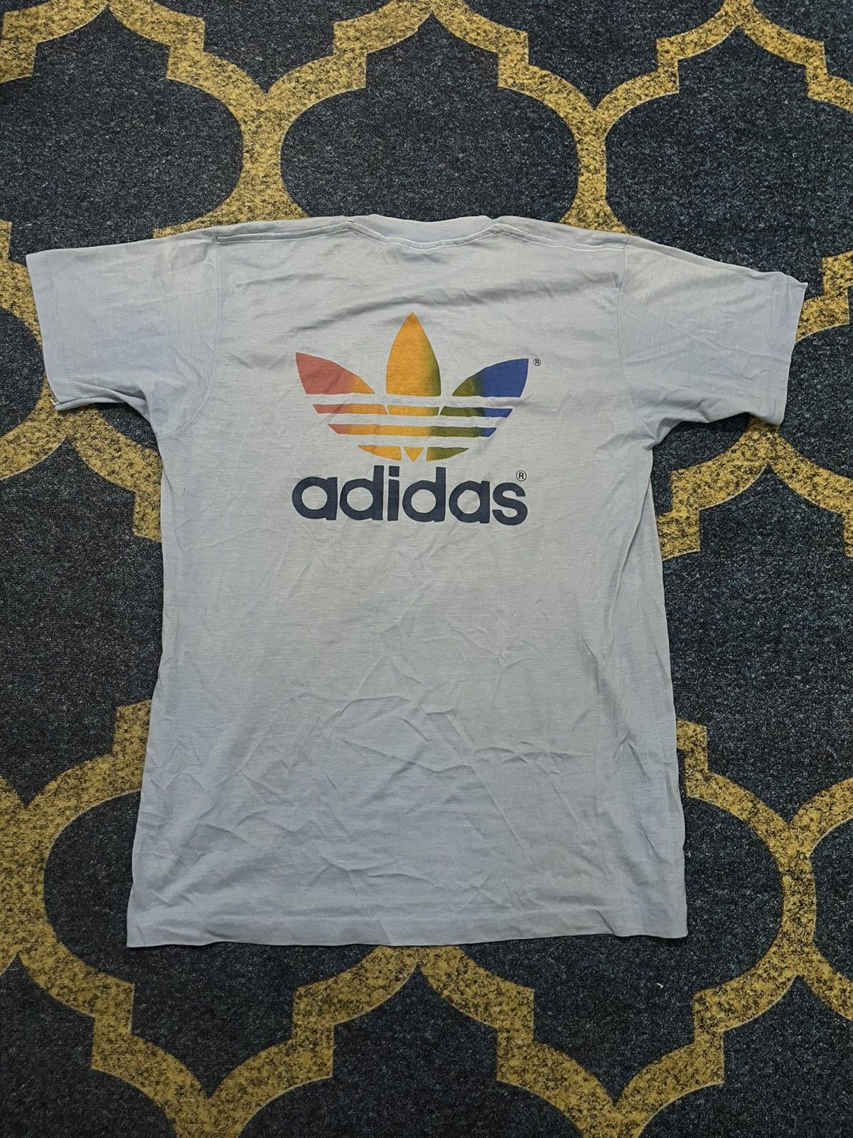 Adidas vintage rare adidas calour Size US L / EU 52-54 / 3 - 1 Thumbnail