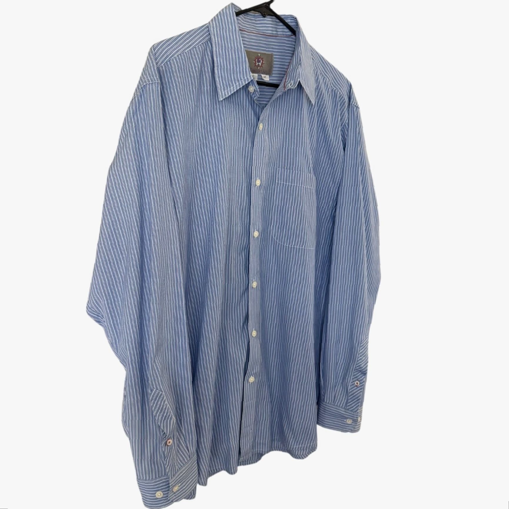 The Territory Ahead VINTAGE The Territory Ahead Men's Dress Shirt Long Sleeve Button-Up Cotton Blue M Size 40R - 3 Thumbnail