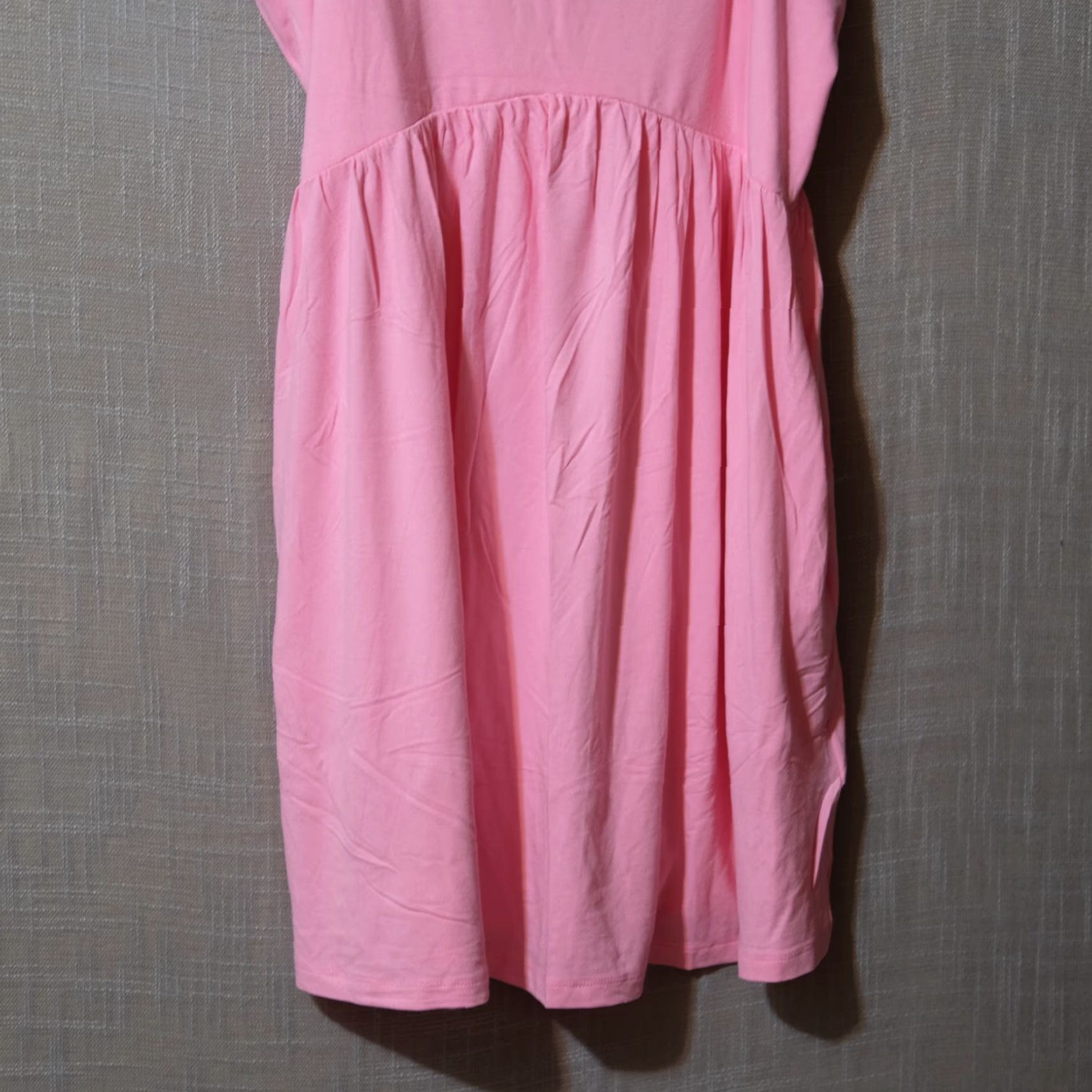Old Navy VINTAGE Old Navy Fit & Flare Strappy Mini Dress Pink Women's Petite L #H61-18 Size L / US 10 / IT 46 - 3 Thumbnail