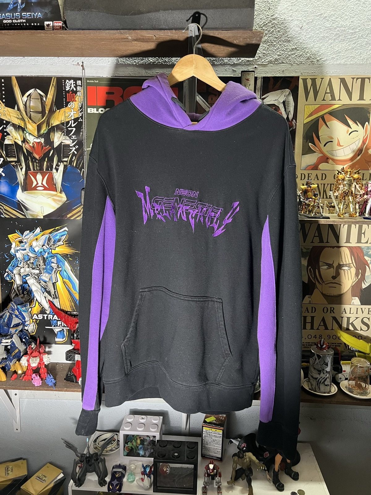 Anima Japanese Brand Neon Genesis Evangelion Hoodie Grailed