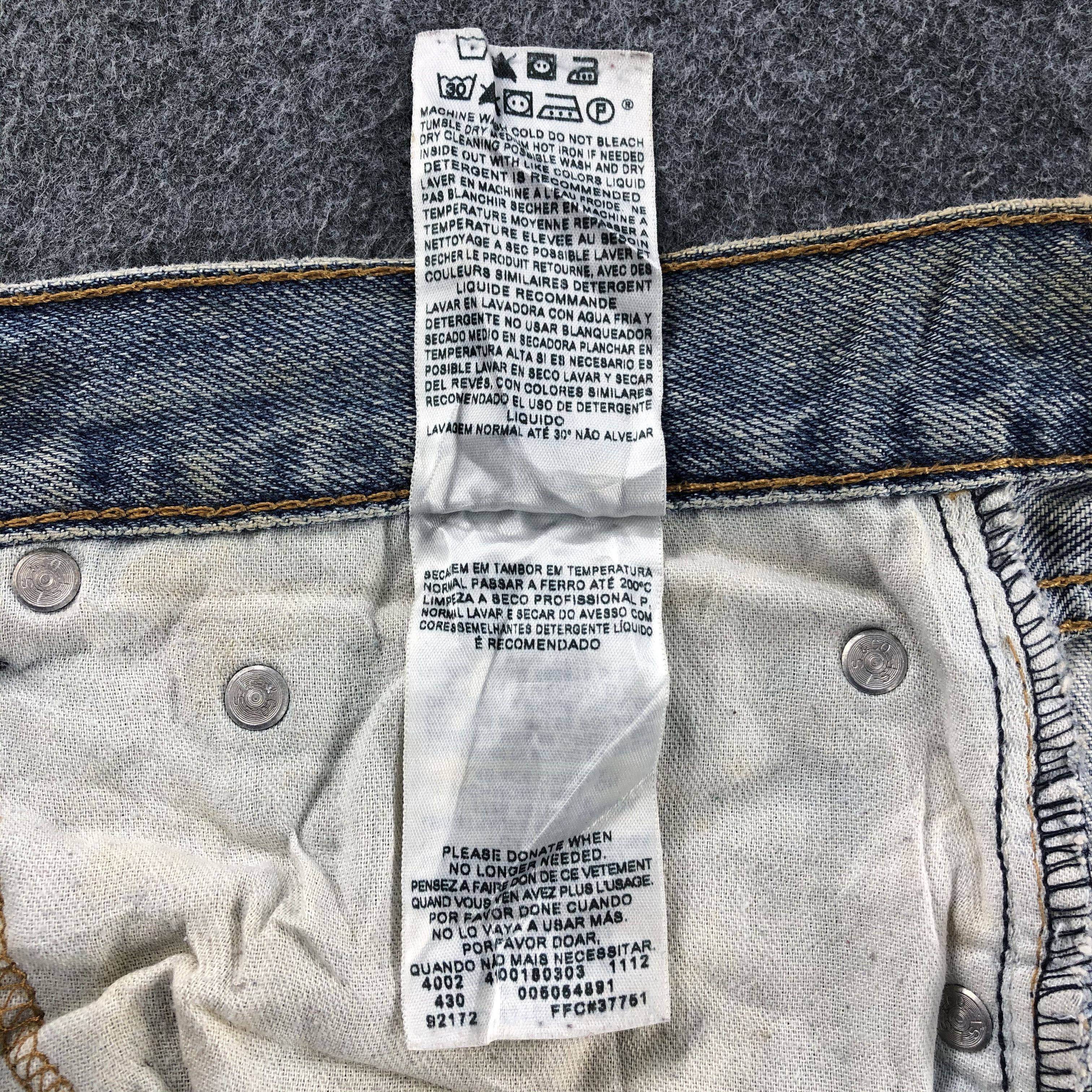 Levi's Vintage Mud Wash Levis 505 Jeans-J1222 Size US 37 - 11 Thumbnail