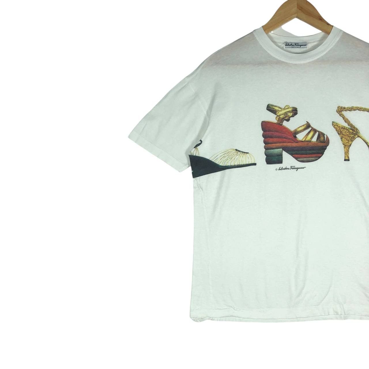 Other Vintage Salvatore Ferragamo T-shirt Size M / US 6-8 / IT 42-44 - 3 Thumbnail