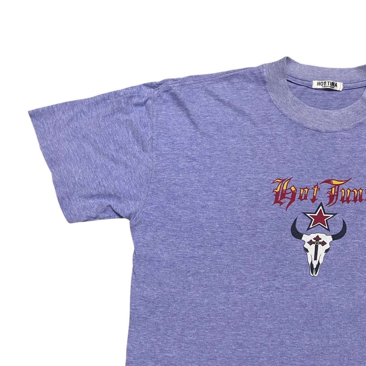 Hot Tuna Vintage 90s Hot Tuna Skateboard Bones Pentagram Shirt Size US M / EU 48-50 / 2 - 3 Thumbnail