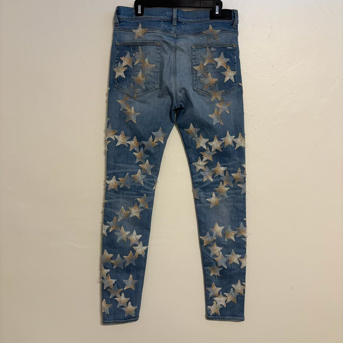 Amiri Amiri x Chemist Plaid Star Patch Jeans Size US 34 / EU 50 - 3 Thumbnail