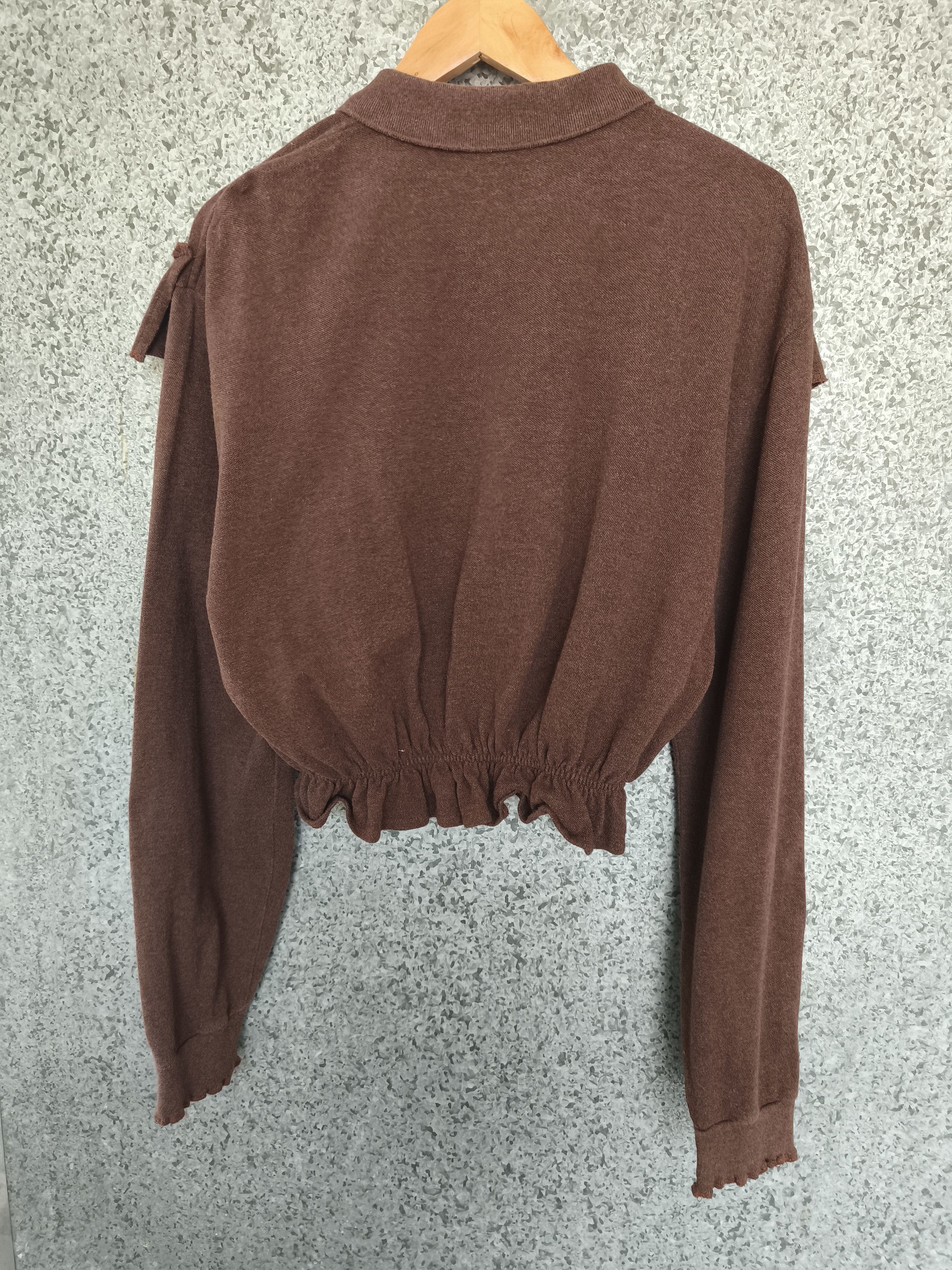 Polo Ralph Lauren 🔥 Polo Ralph Lauren Crop Top Rare Design Size L / US 10 / IT 46 - 6 Thumbnail