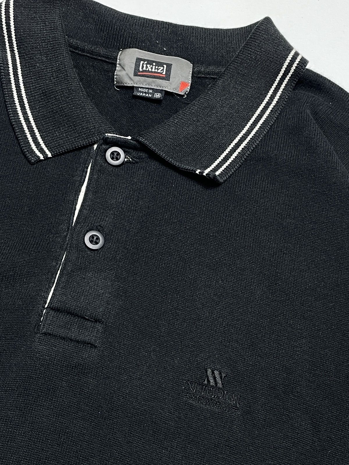 Japanese Brand 2000’s Ixi:z - Cutton Knit Stripe Carol Polo Size US M / EU 48-50 / 2 - 4 Thumbnail