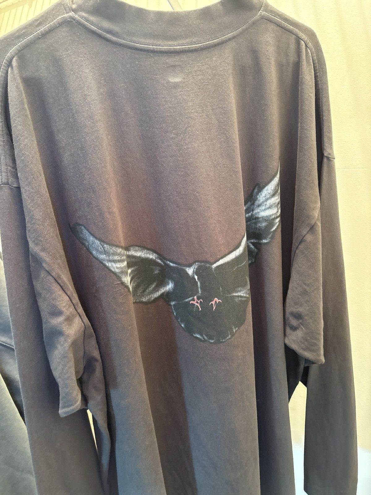 Balenciaga × Gap × Yeezy Black Yeezy Gap Balenciaga Dove Long Sleeve Shirt Size US XL / EU 56 / 4 - 8 Thumbnail
