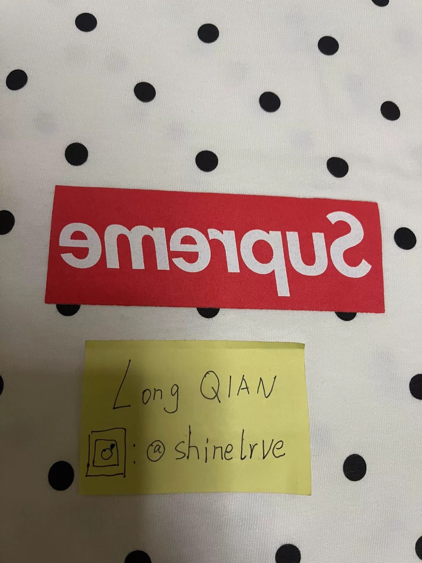 Supreme Supreme x CDG 12SS Polka Dot Box Logo Tee L Rare New W Tags Size US L / EU 52-54 / 3 - 2 Thumbnail