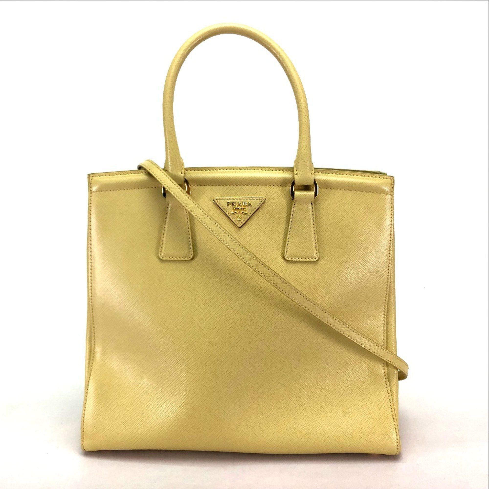 Prada PRADA B2411M Bag 2WAY Hand Bag yellow Size ONE SIZE - 1 Thumbnail