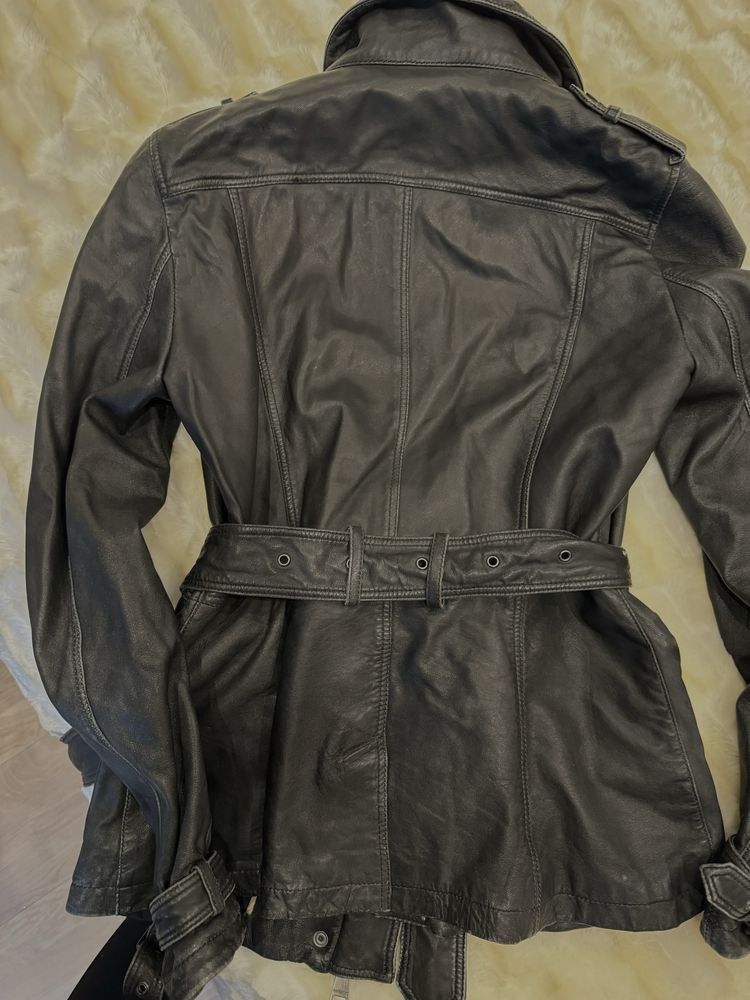 Burberry Burberry Brit Leather Jacket Size S / US 4 / IT 40 - 6 Thumbnail