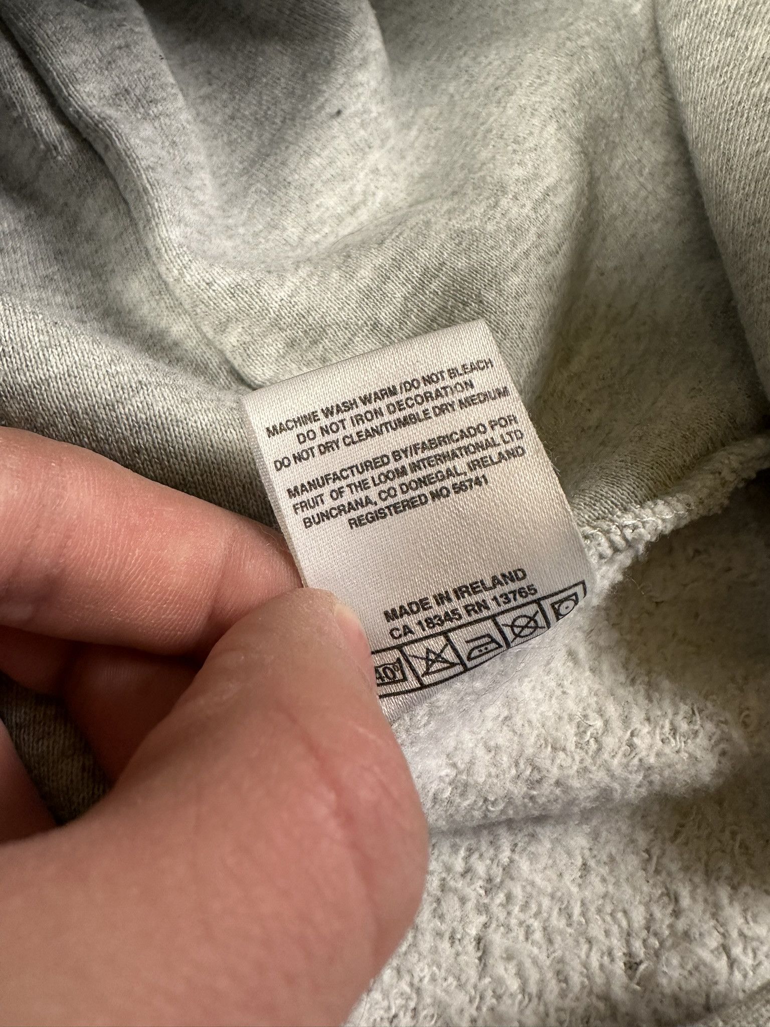 Fruit Of The Loom 90s Vintage Fruit Of The Loom Zip Basic Hoodie Size US L / EU 52-54 / 3 - 14 Thumbnail
