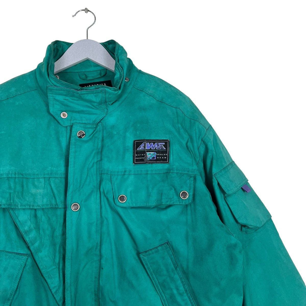 Japanese Brand VINTAGE YAMAHA AWE RIDER BOMBER JACKET Size US L / EU 52-54 / 3 - 5 Thumbnail