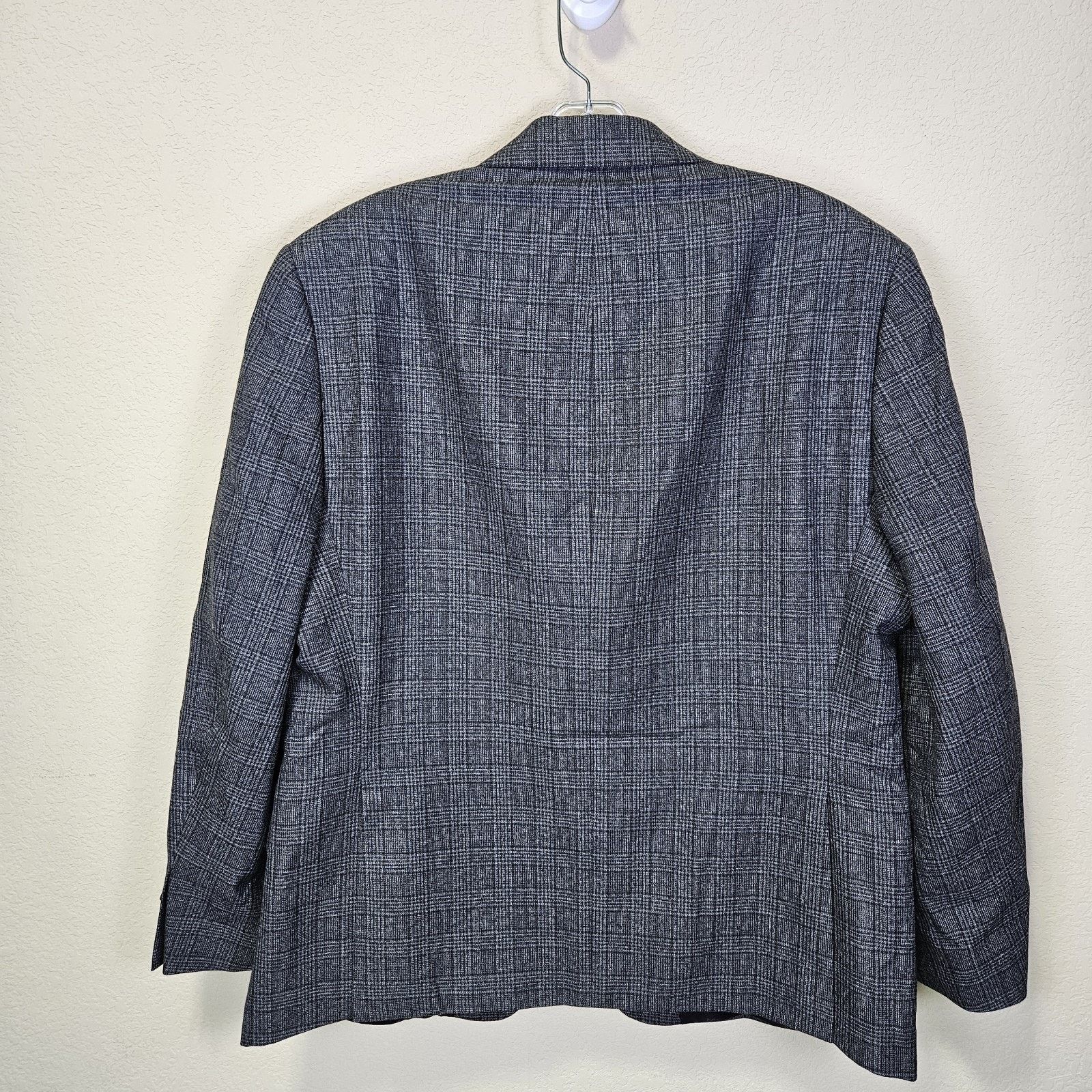 Michael Kors Michael Kors Glen Plaid Sport Coat Blazer Gray Interview Size 42S - 2 Thumbnail