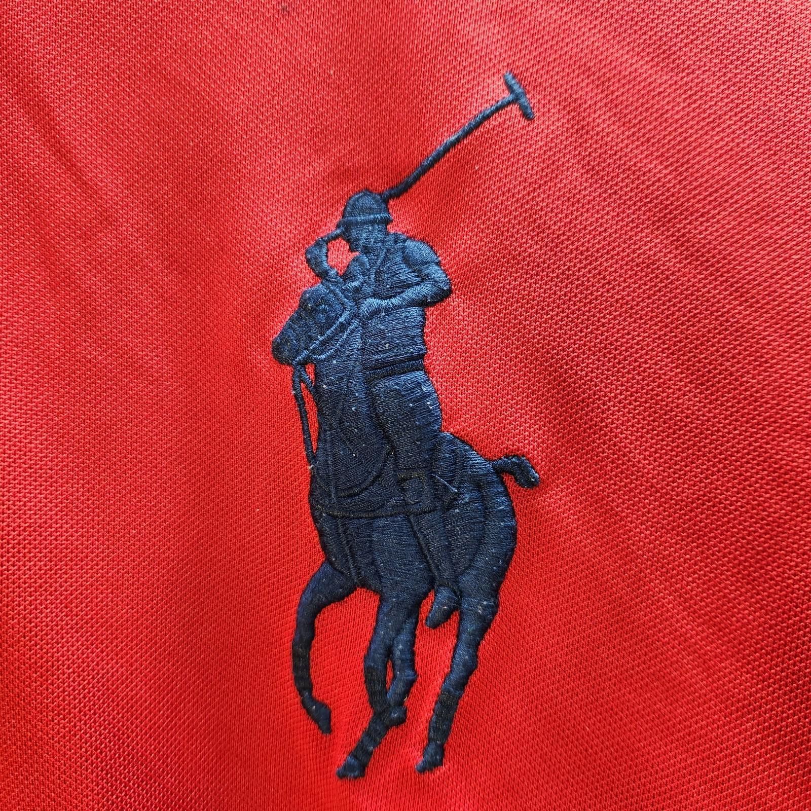 Polo Ralph Lauren Polo Ralph Lauren Shirt Mens 2XL Red Blue Stripe Big Pony Size US XXL / EU 58 / 5 - 4 Thumbnail