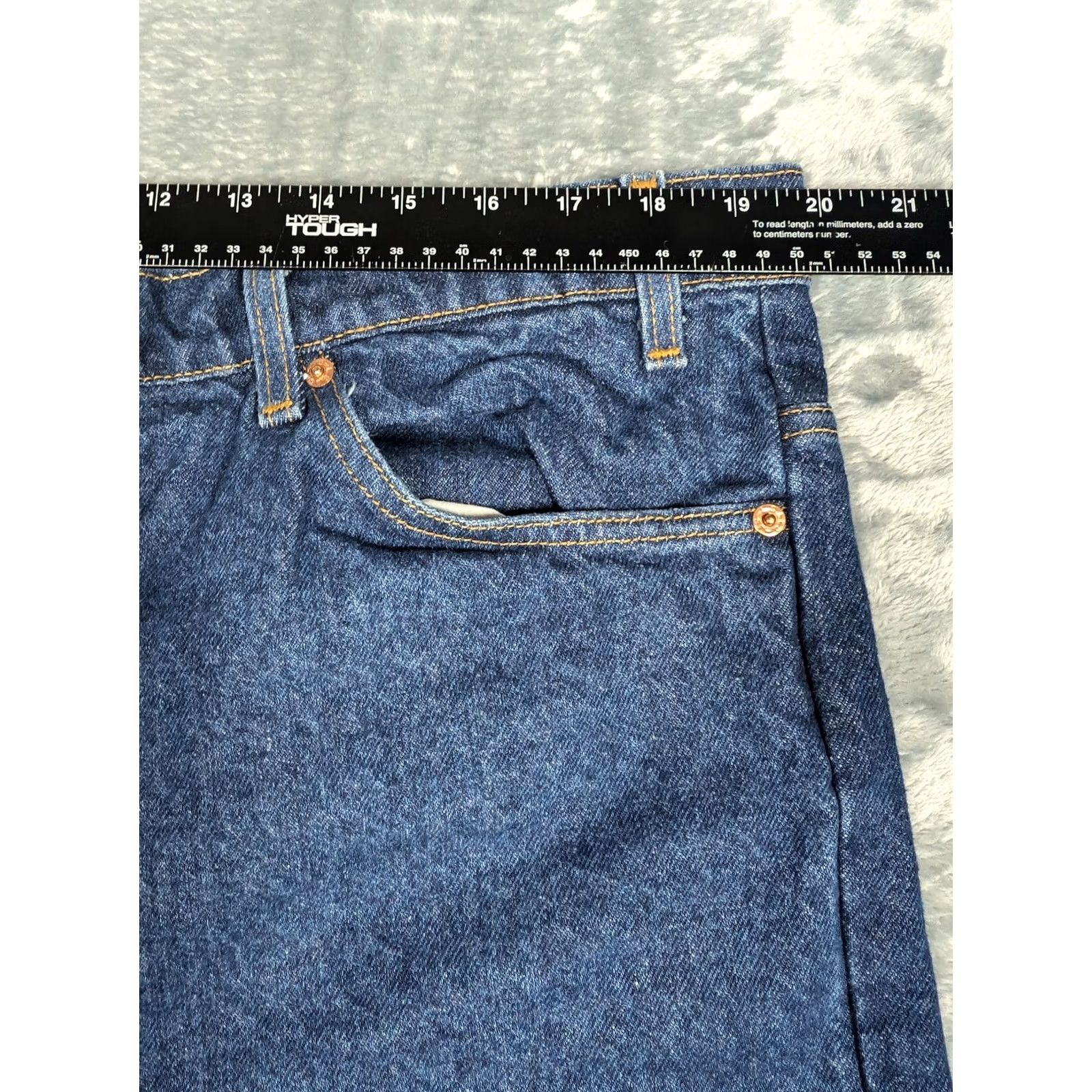 Levi's VINTAGE Levi's 505 Jeans Mens 42x32 Blue Denim Regular Fit Straight Leg USA 90s Mens Size US 42 / EU 58 - 2 Thumbnail