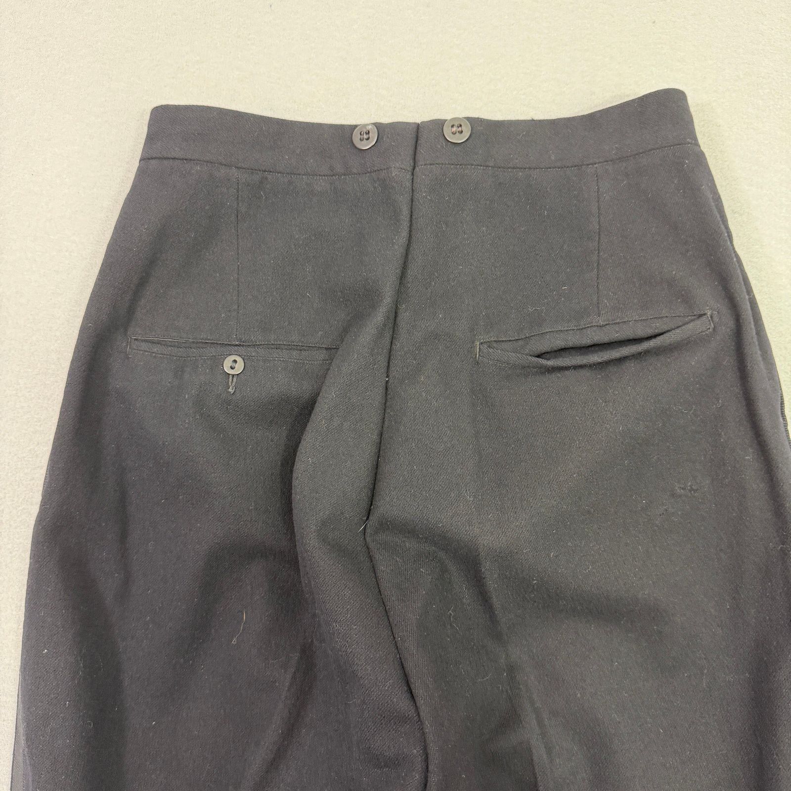 Vintage Vintage Military Army Trousers Mens 28x28 Black Talon Zip Size US 28 / EU 44 - 7 Thumbnail