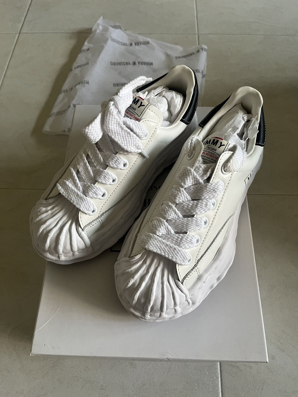 Maison MIHARA YASUHIRO Maison Mihara Yasuhiro Blakey low leather Size US 8 / IT 38 - 1 Thumbnail