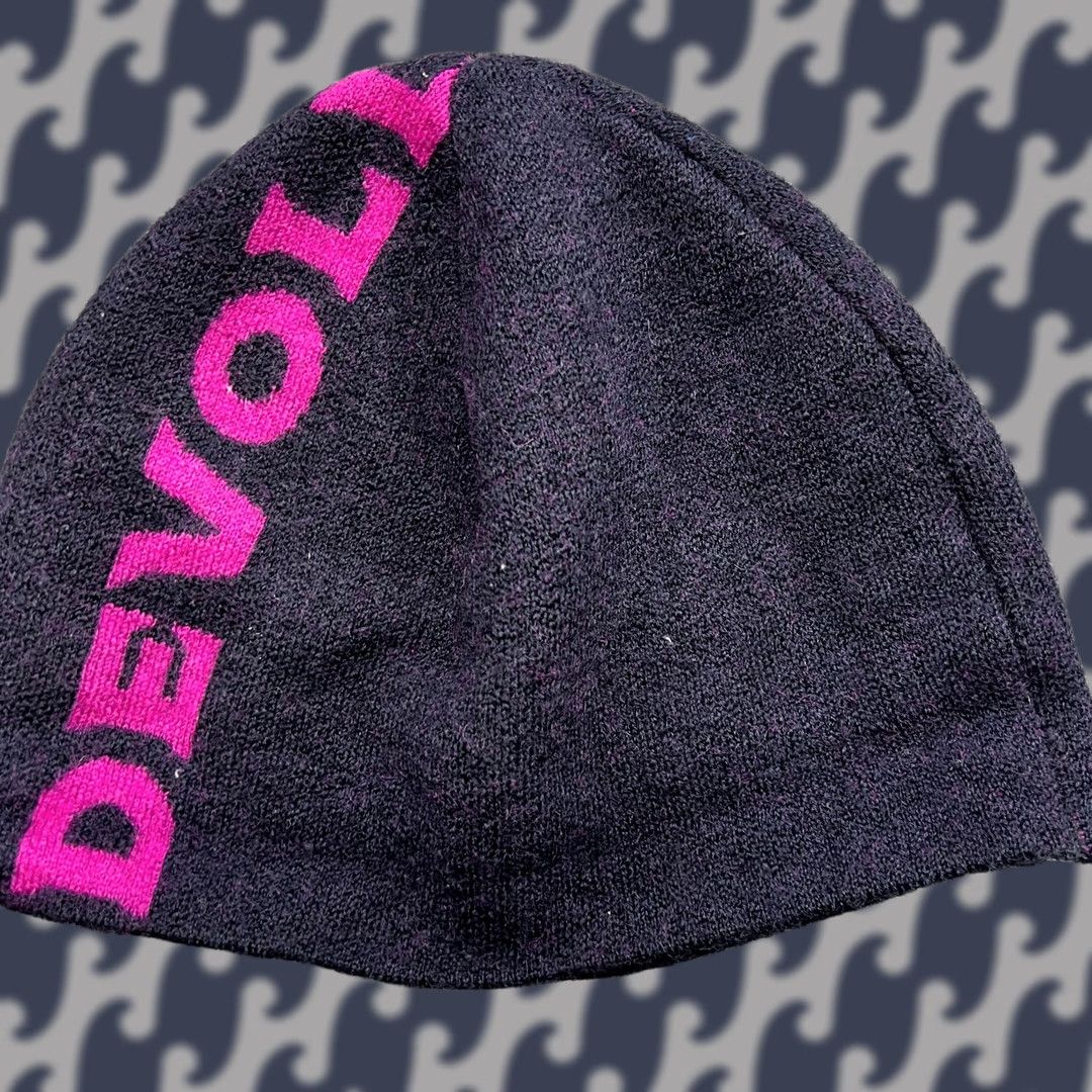 Vintage Devold Beanie Unisex Adults One Size 100% Virgin Wool Fleece Purple Thermal Knit Hat Size ONE SIZE - 1 Thumbnail