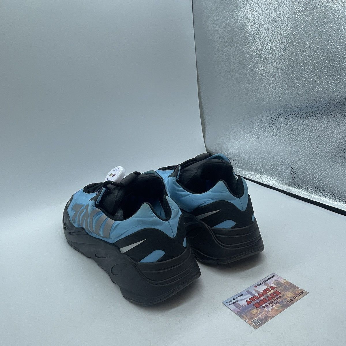 Adidas Yeezy boost 700 bright cyan Size US 13 / EU 46 - 4 Thumbnail
