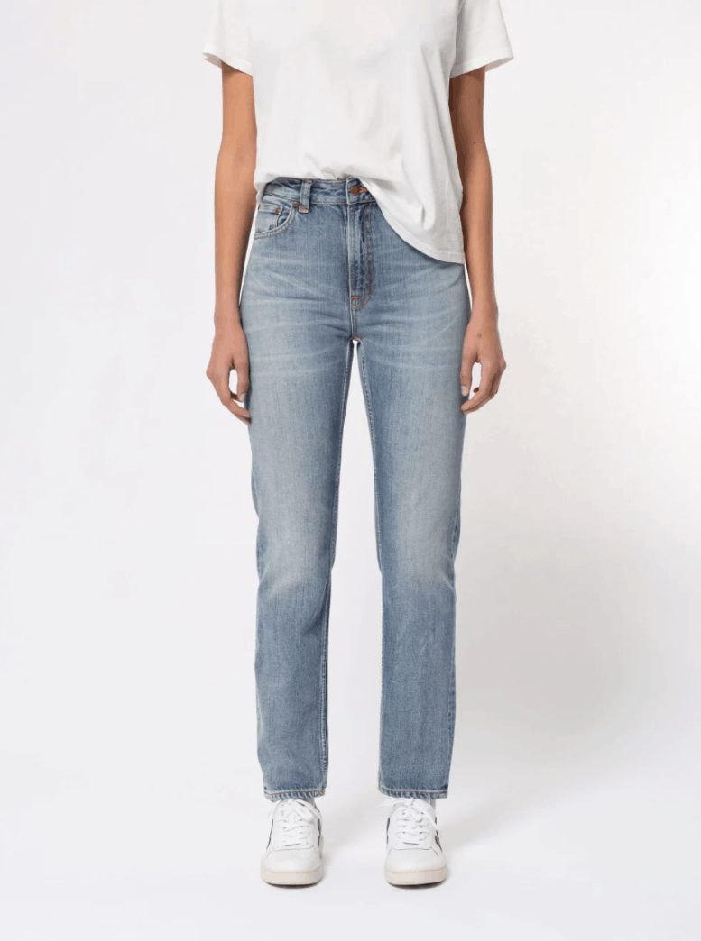 Nudie Jeans BREEZY BRITT SPRINGTIME - Regular Tapered Jeans - W31 L32 Size 31" - 14 Thumbnail