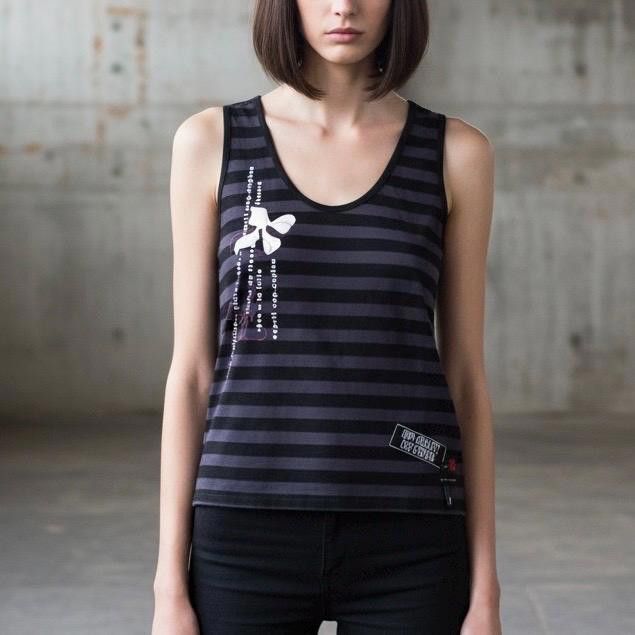 Other The Cop Copine Striped Purple Tanktop Size ONE SIZE - 2 Thumbnail