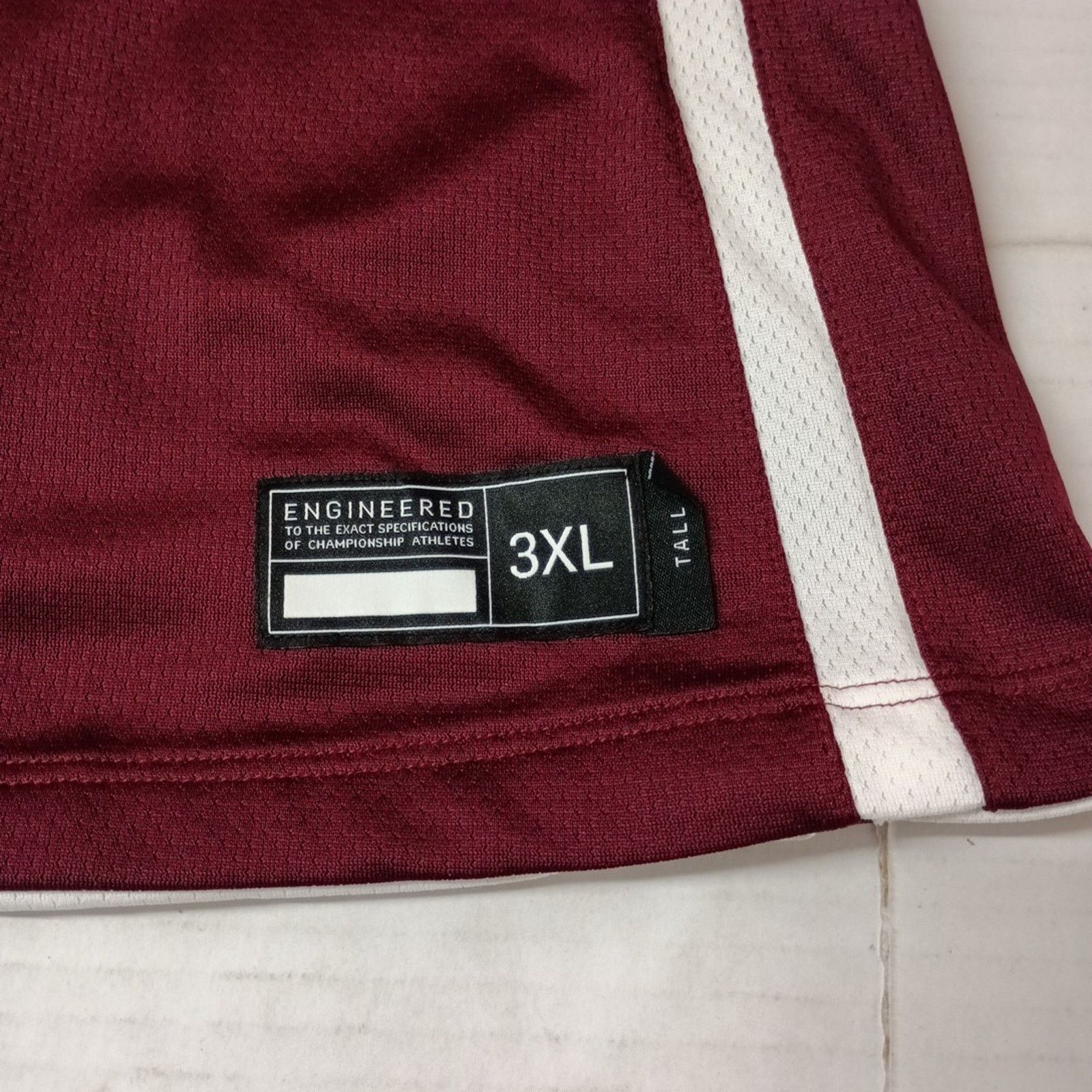 Nike Nike Dri-Fit Reversible Basketball Jersey Womens 3XLT Maroon Size 3XL / US 20-22 - 3 Thumbnail