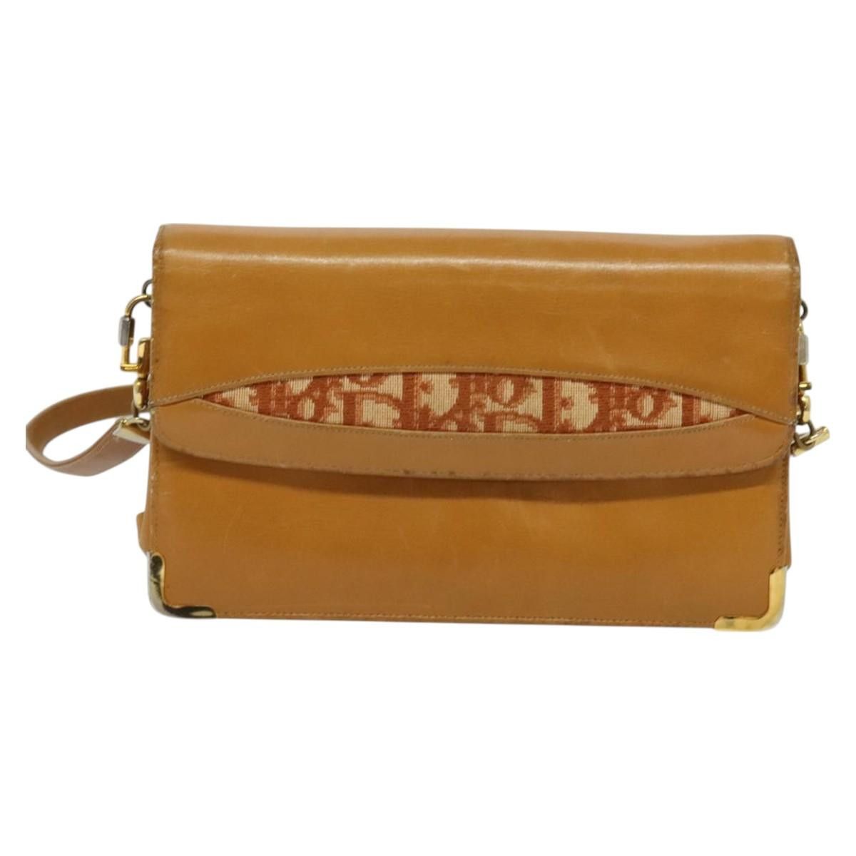 Dior DIOR Shoulder Bag Leather Beige Gold Size ONE SIZE - 2 Thumbnail