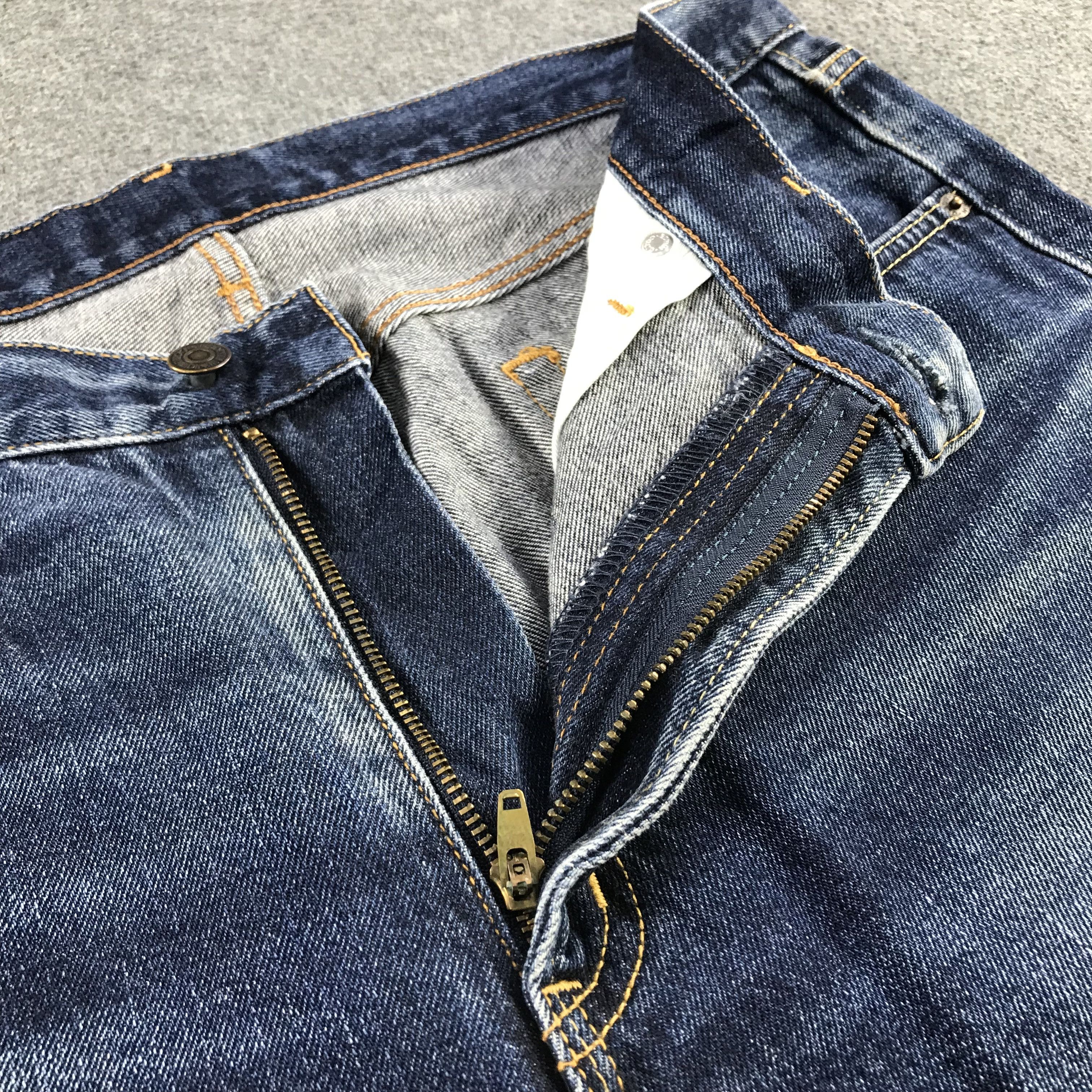 Edwin Edwin 402 Jeans Faded Blue Ripped Denim KJ3413 Size US 36 / EU 52 - 7 Thumbnail