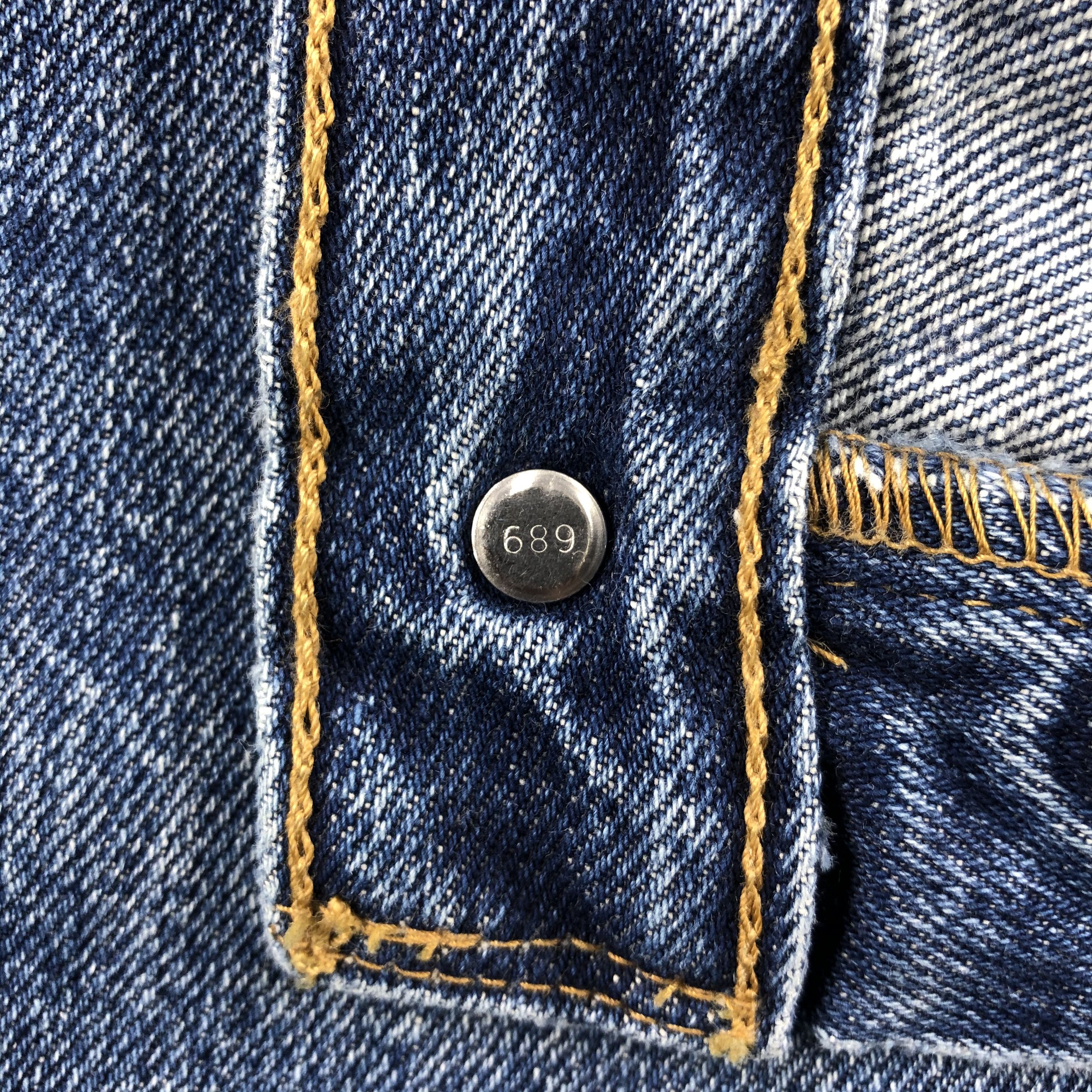 Levi's 90s Vintage Blue Wash Levis 501 Jeans-JM2378 Size US 36 / EU 52 - 10 Thumbnail