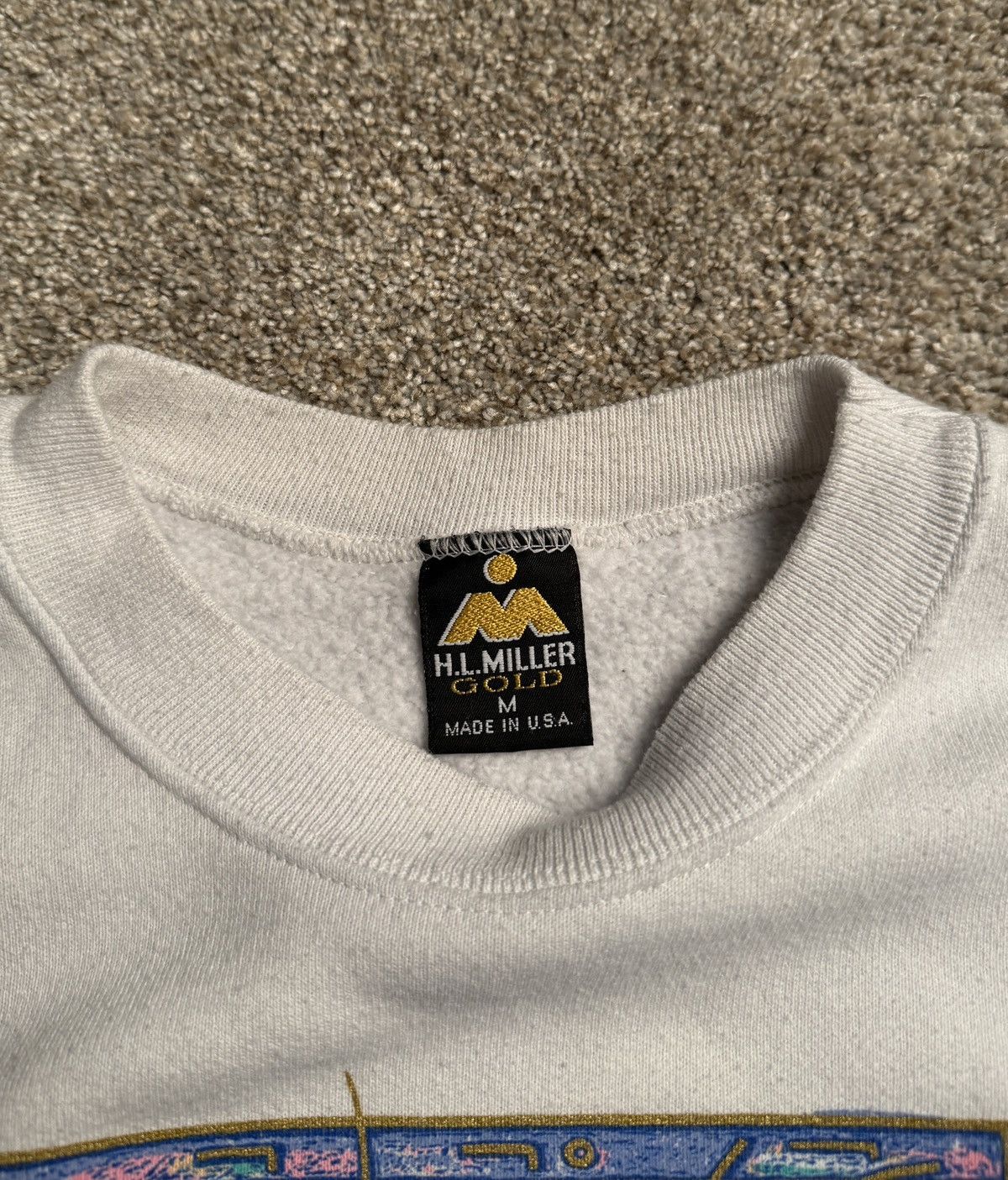 Other VINTAGE H.L. MILLER GOLD “FRIDAY HARBOR” SWEATSHIRT Size US M / EU 48-50 / 2 - 2 Thumbnail