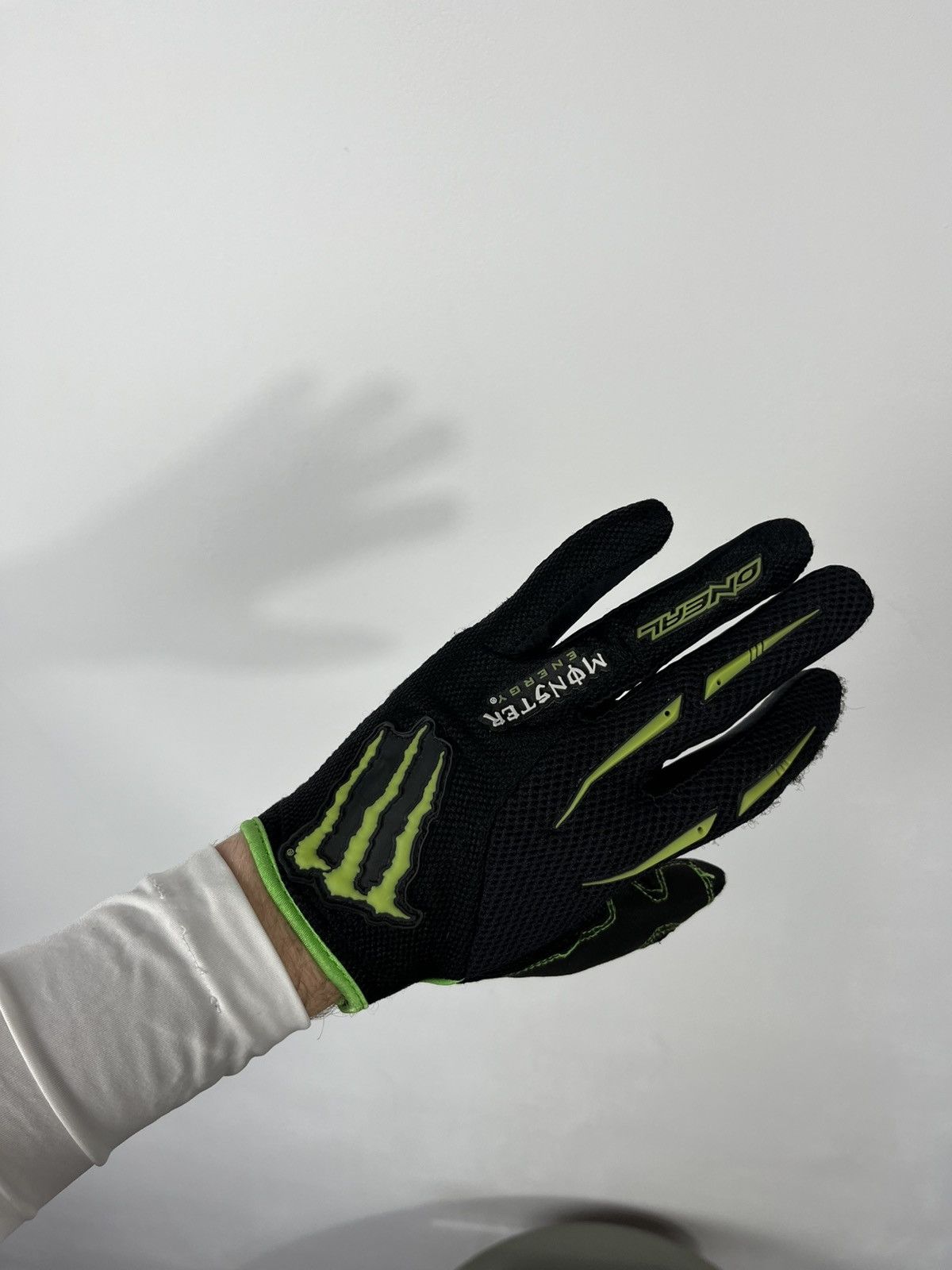 O'Neill O’Neal Monster Energy MX Gloves Black Green Size XL Size ONE SIZE - 4 Thumbnail