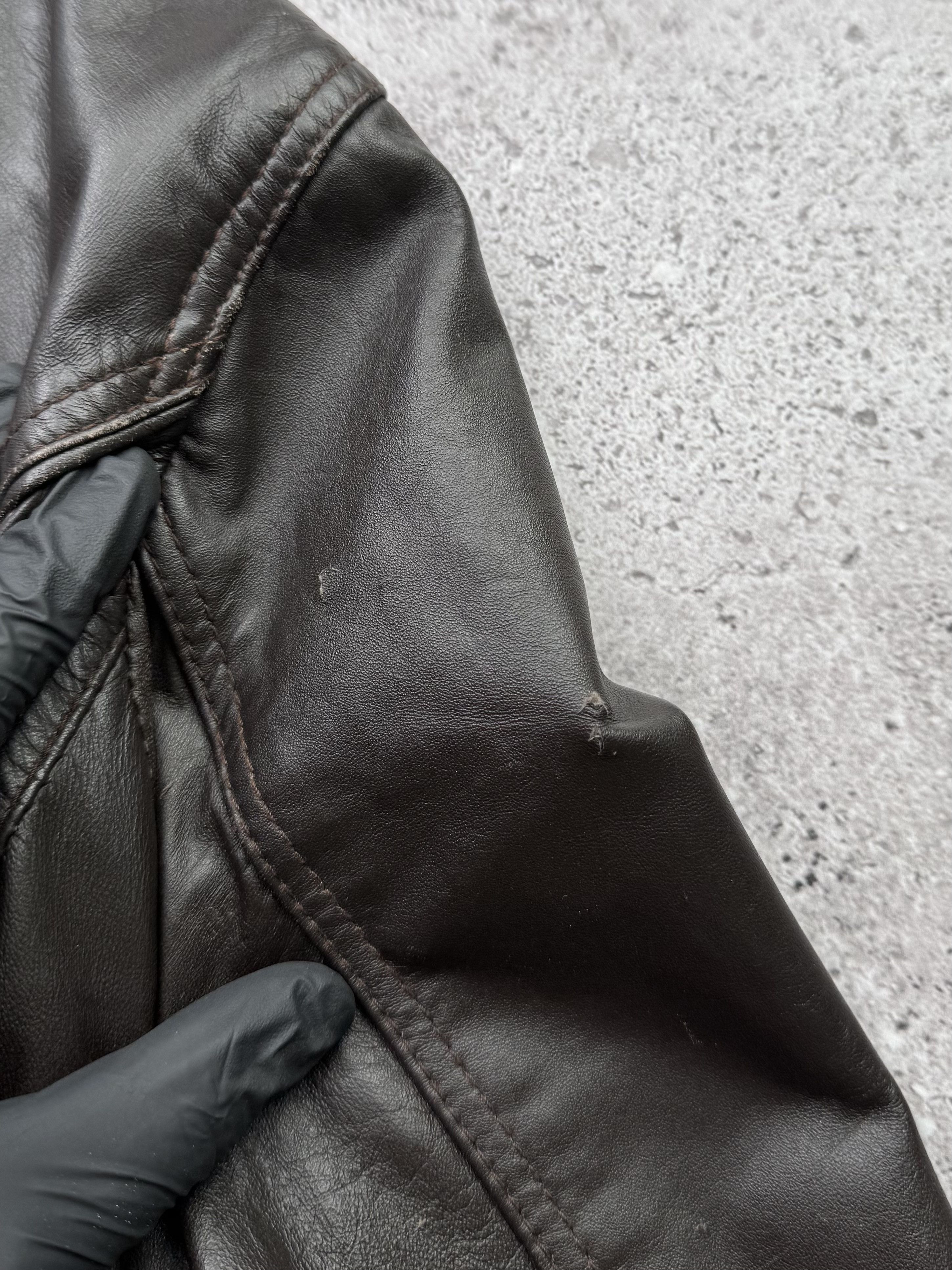 Japanese Brand Vintage Cropped Leather Jacket C539(V2) Size L / US 10 / IT 46 - 18 Thumbnail