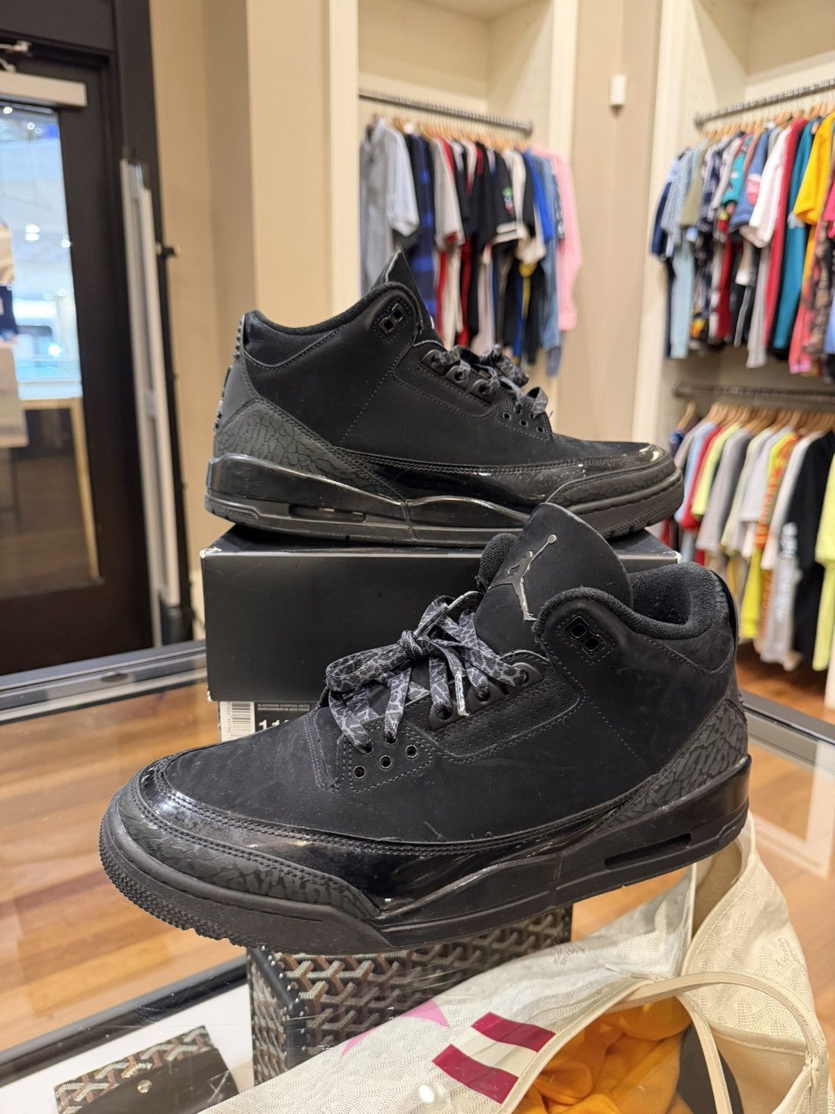 Jordan Brand Jordan 3 Retro ‘Black Cat (2025)” Size US 11.5 / EU 44-45 - 3 Thumbnail